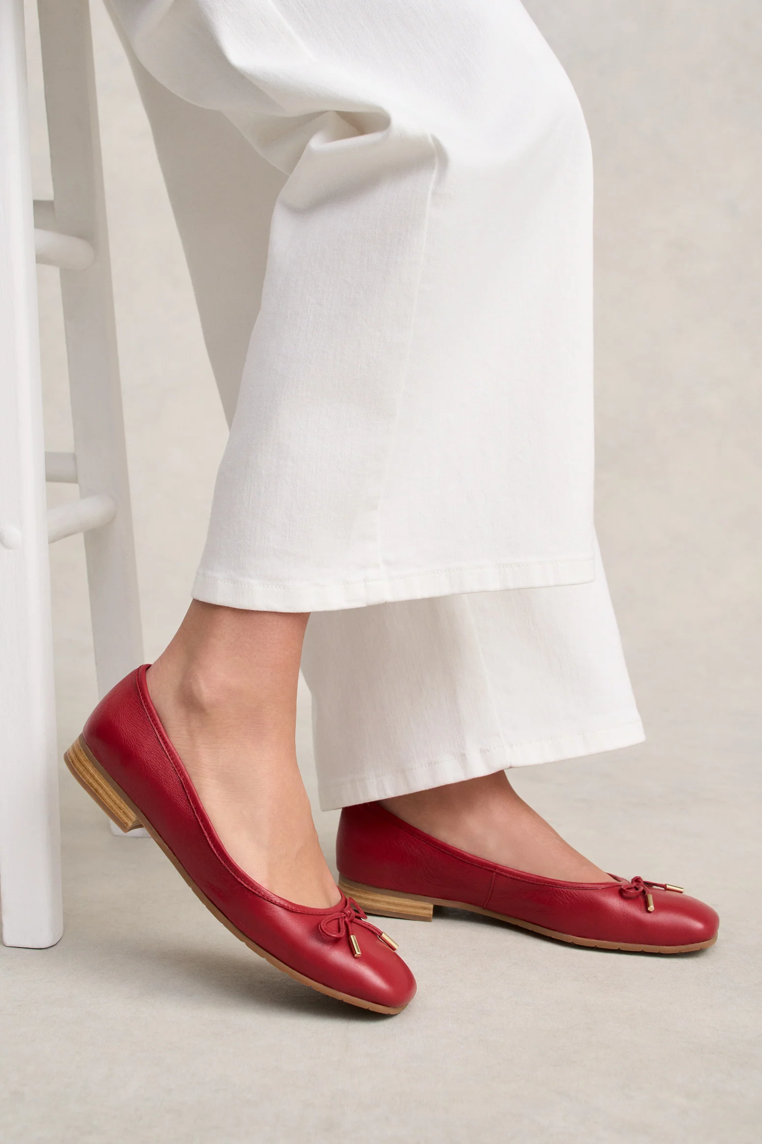 Alice Ballet Flat - Red - Image 2