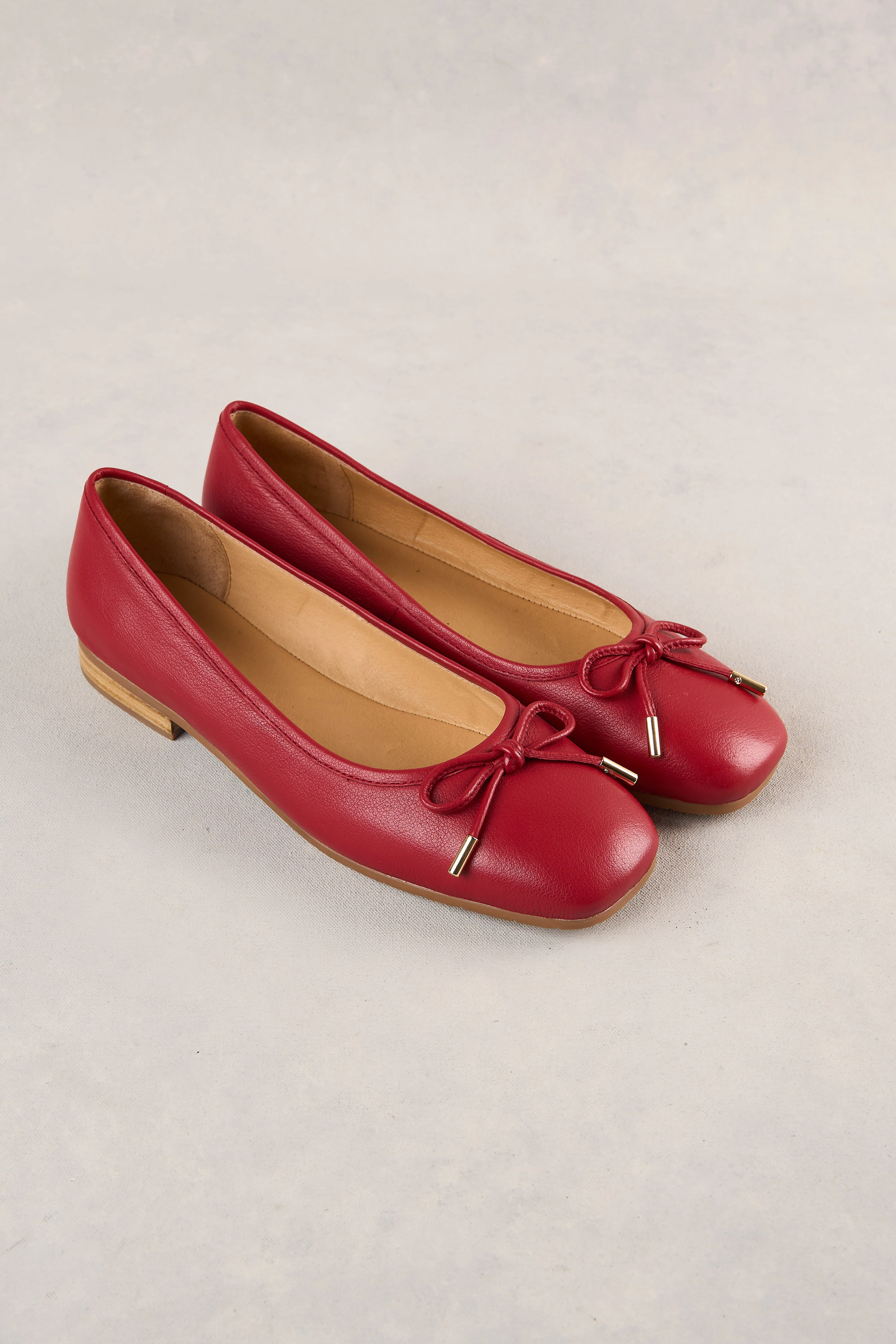 Alice Ballet Flat - Red - Image 3