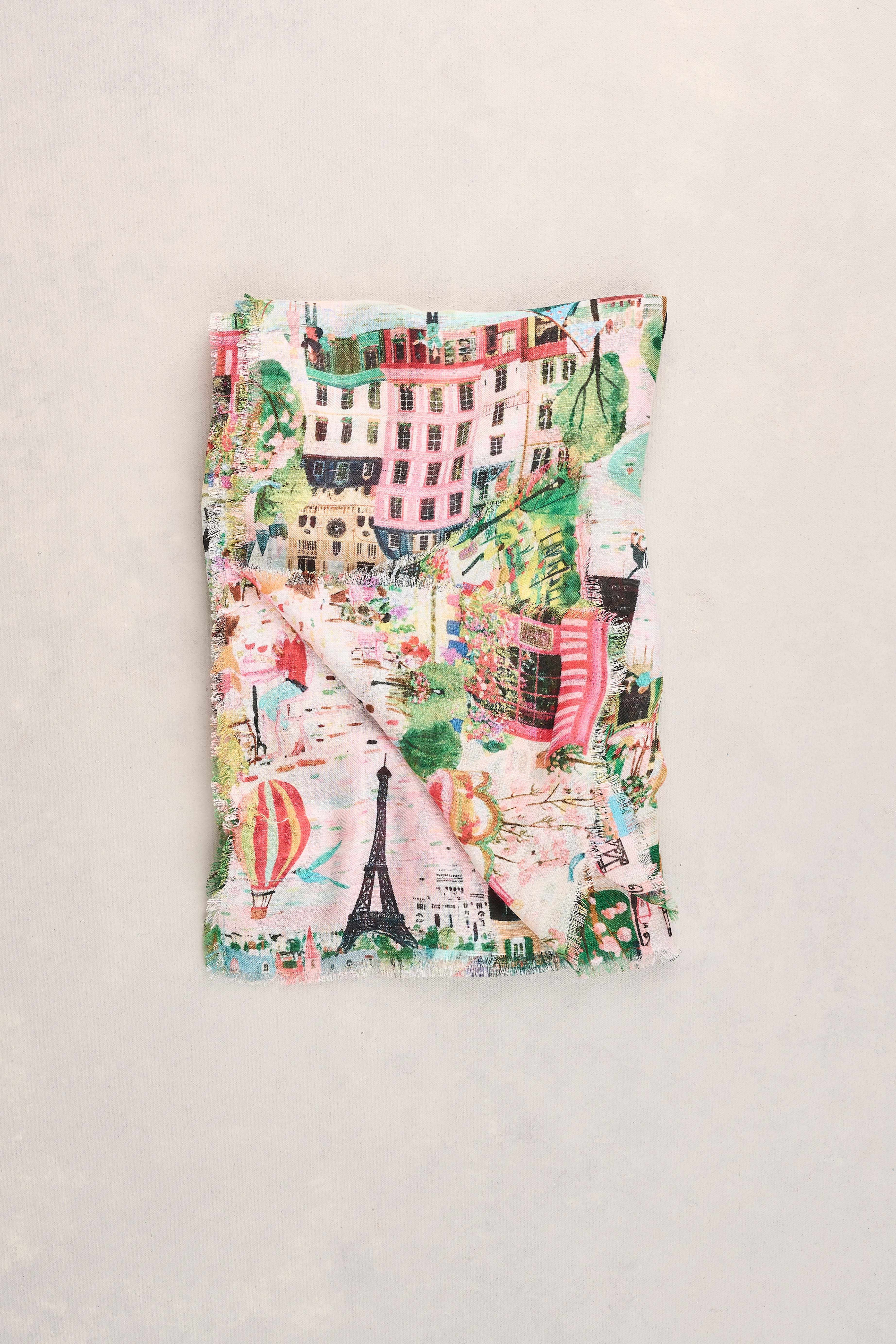 Amour Print Scarf - Multicolour - Image 4