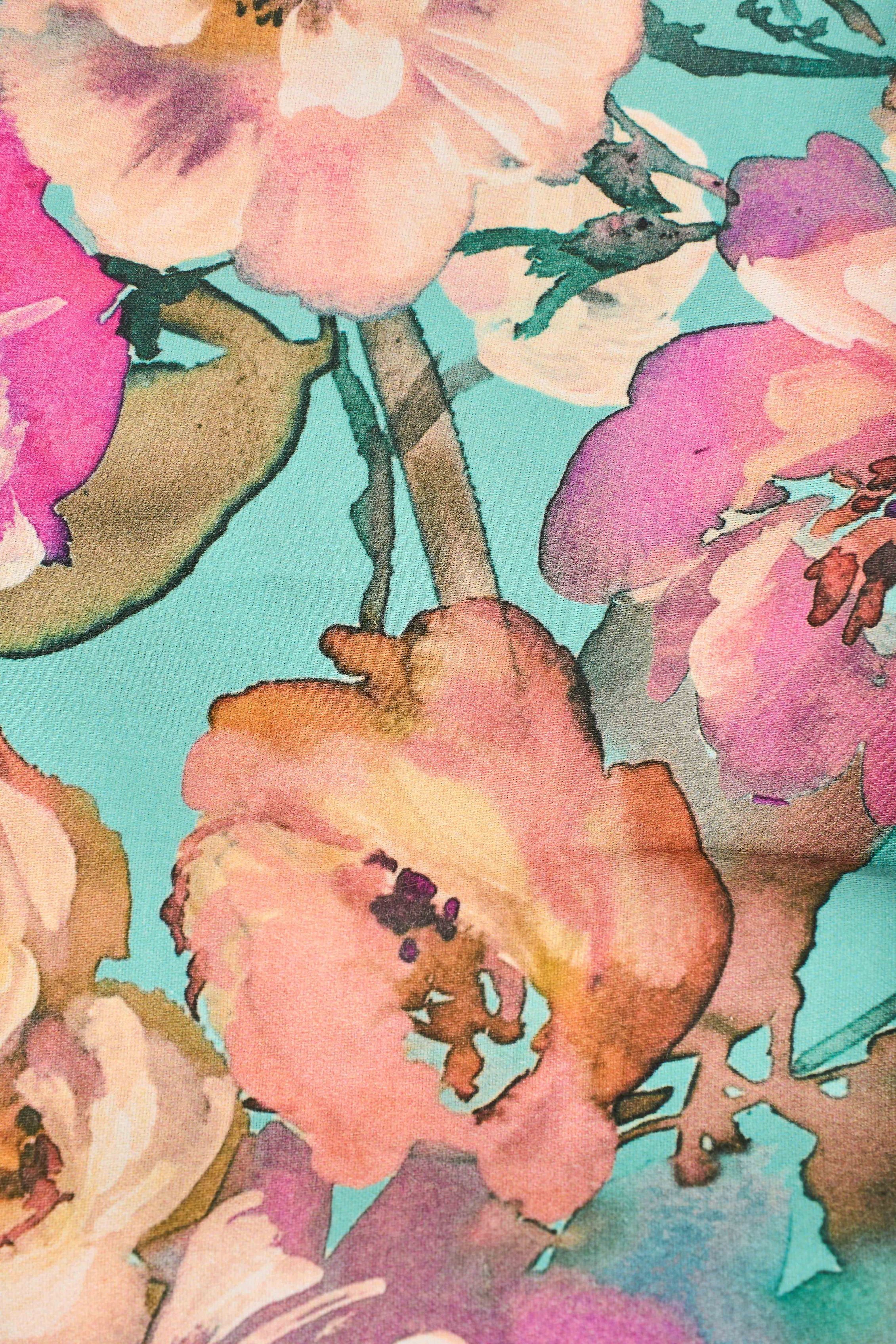 Azure Floral Quilt Cover Set - Image 3