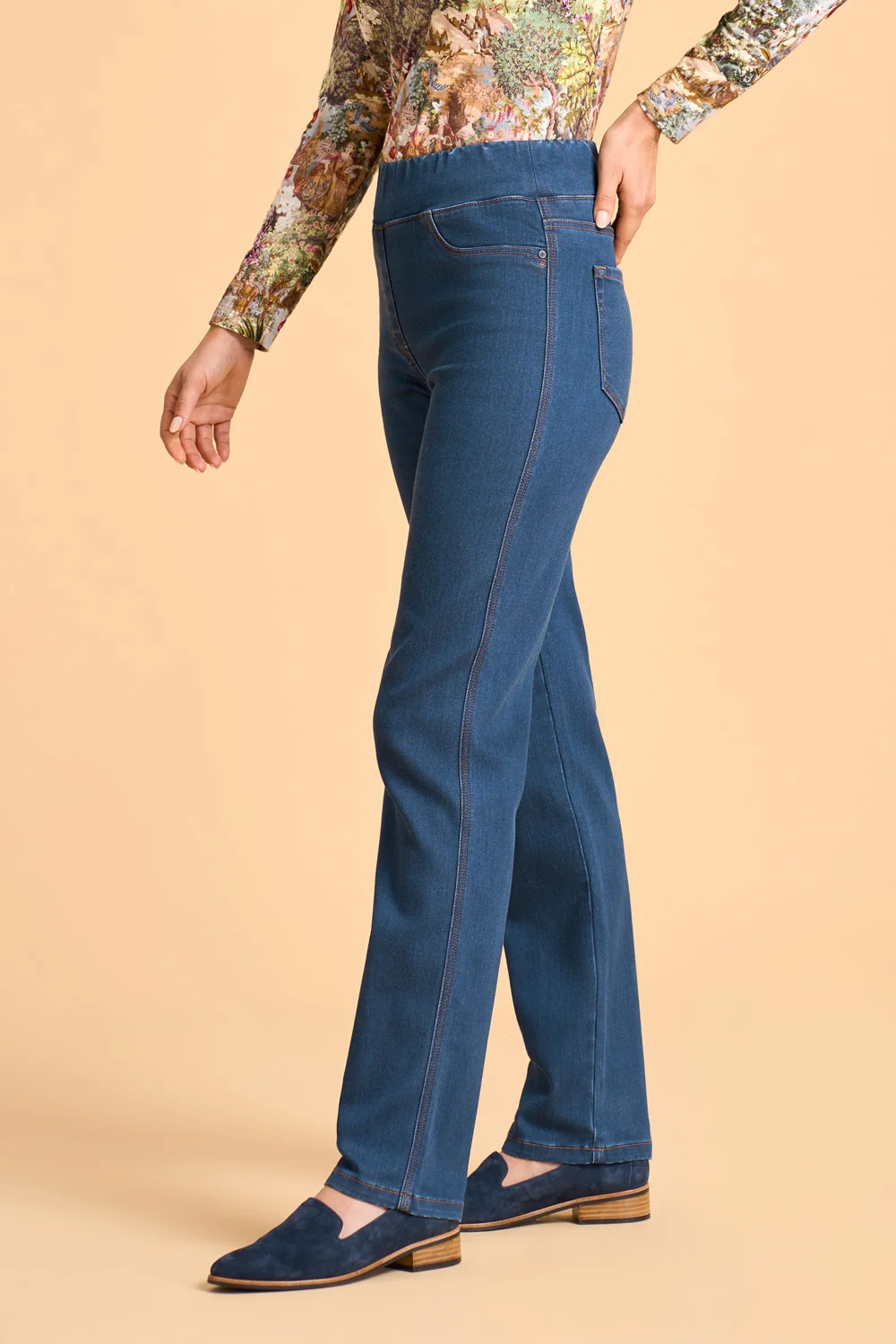 Bengajean® Straight Cashmere Feel - Stone Wash Denim - Image 3