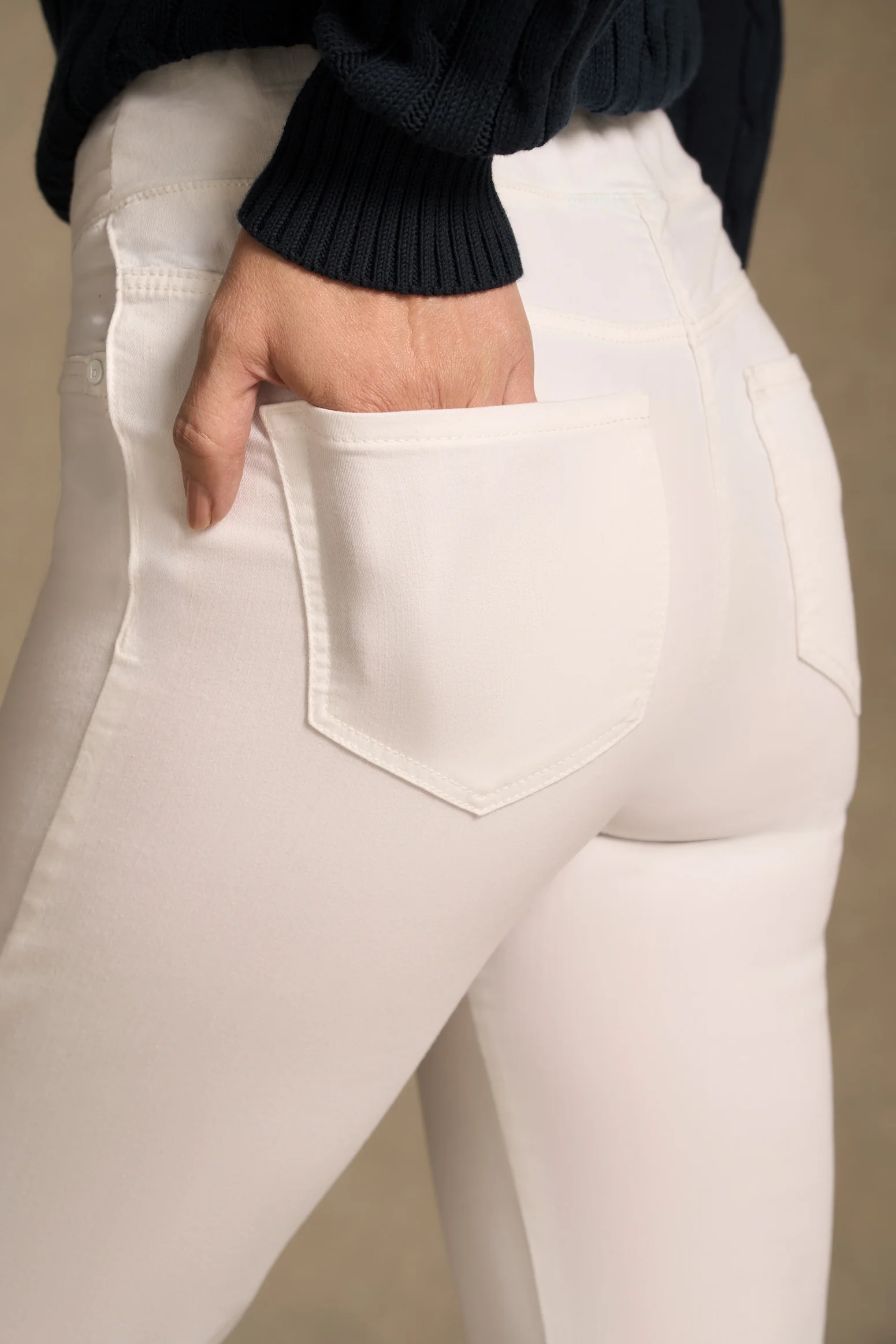Bengajean® 3/4 Slim Leg - White - Image 4