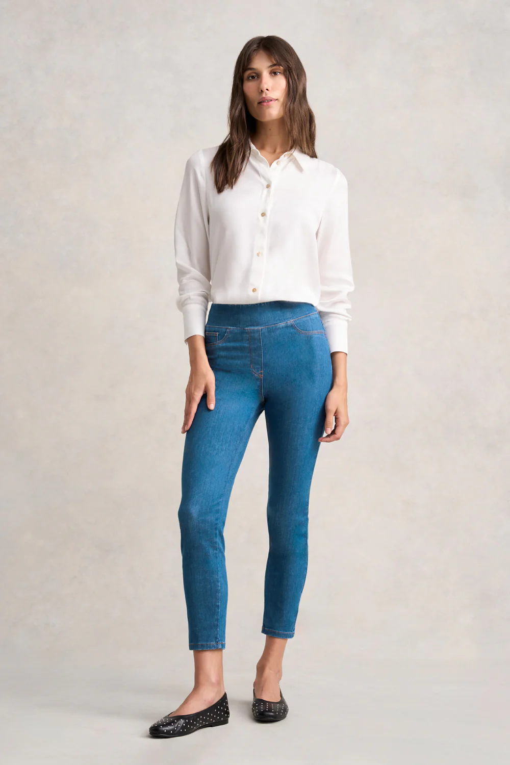 Bengajean® 7/8 Skinny Leg - Indigo Mid Wash