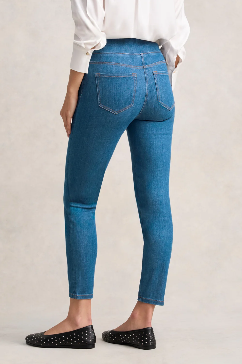 Bengajean® 7/8 Skinny Leg - Indigo Mid Wash - Image 2
