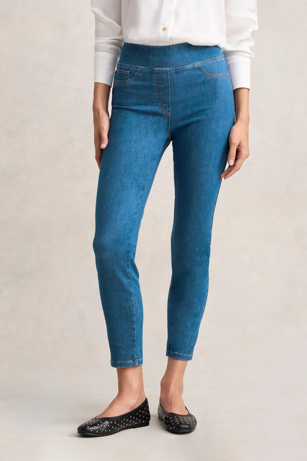 Bengajean® 7/8 Skinny Leg - Indigo Mid Wash - Image 4