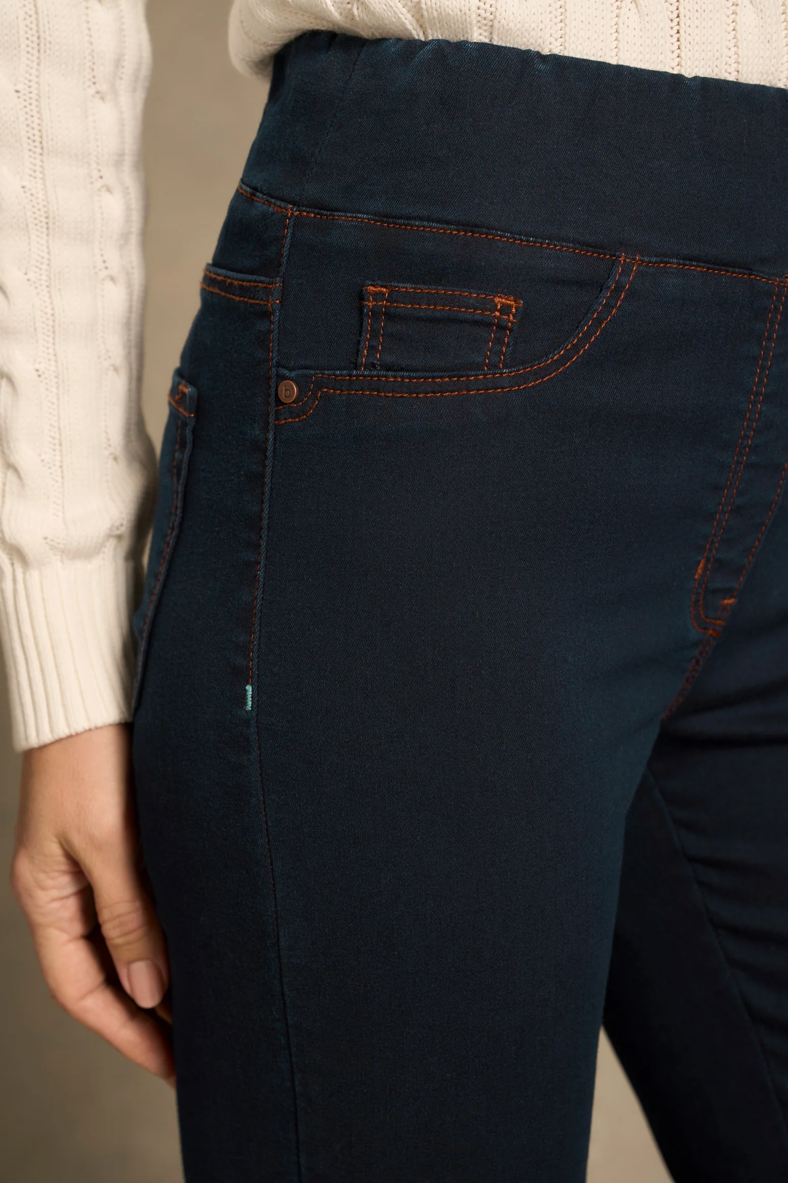 Bengajean® Good Earth Cotton® ¾ Slim Leg - Clean Denim Blue - Image 3