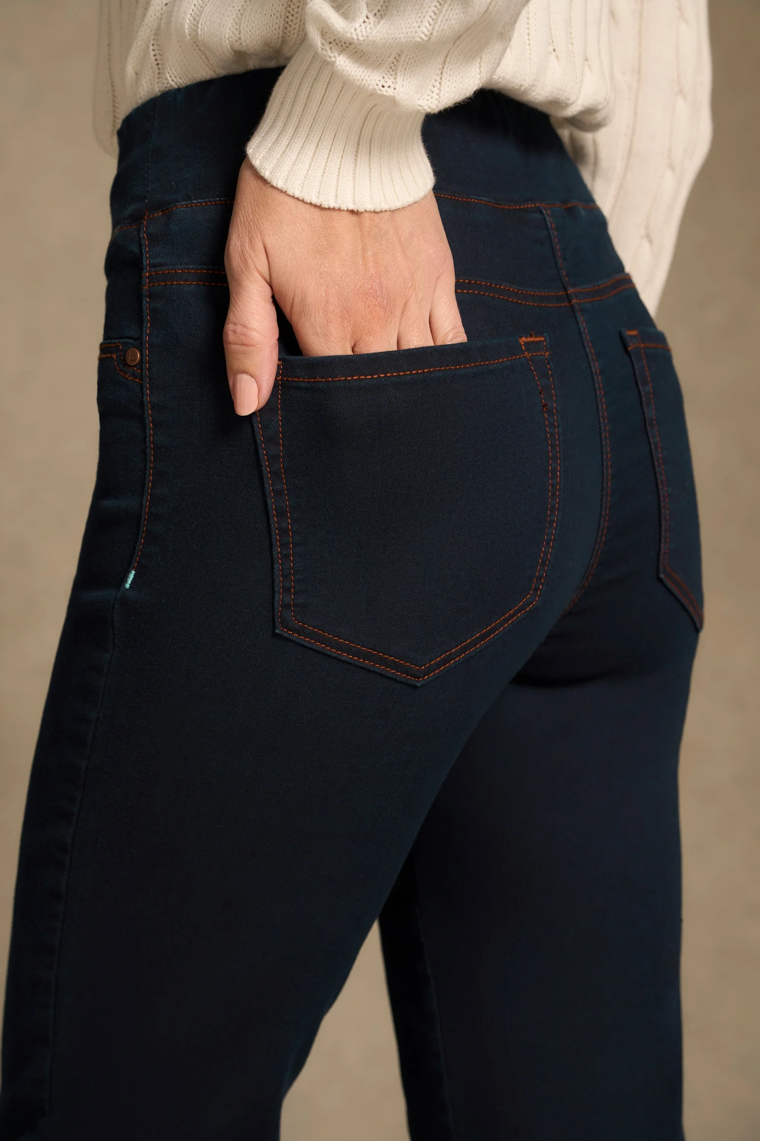 Bengajean® Good Earth Cotton® ¾ Slim Leg - Clean Denim Blue - Image 4