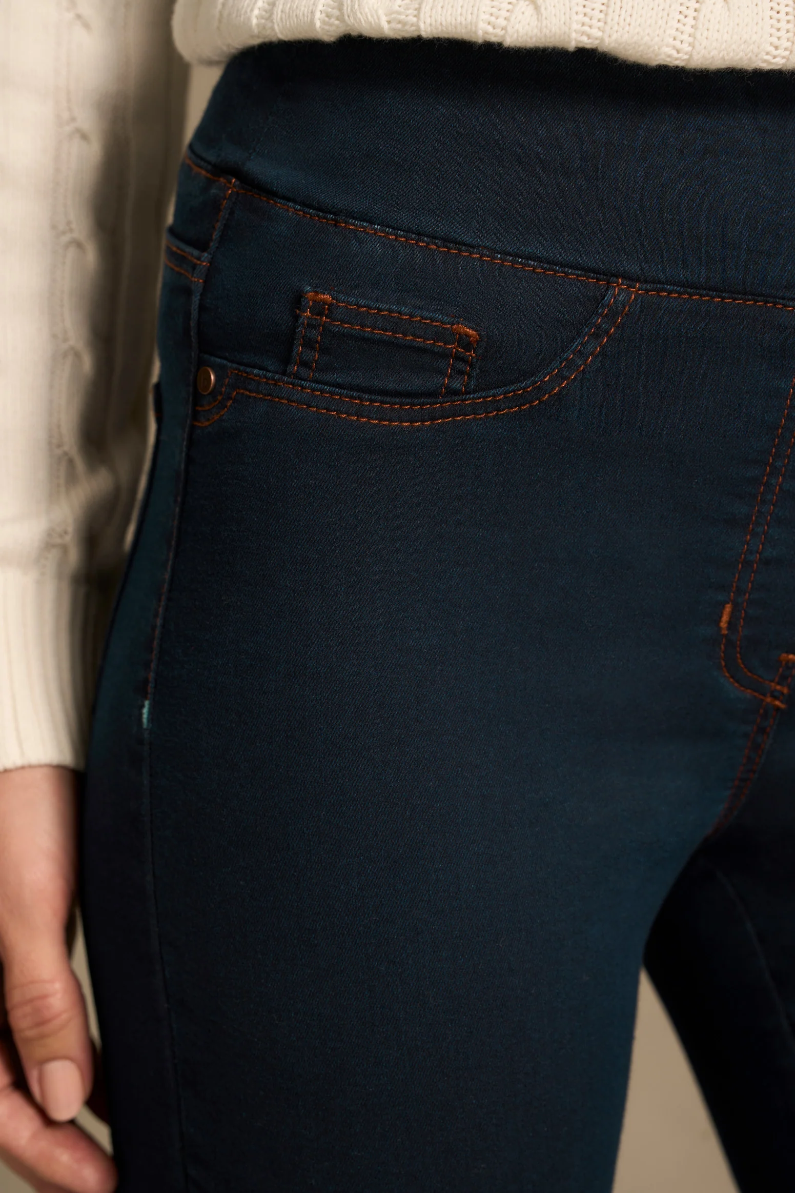 Bengajean® Good Earth Cotton® 7/8 Skinny Leg - Clean Denim Blue - Image 3