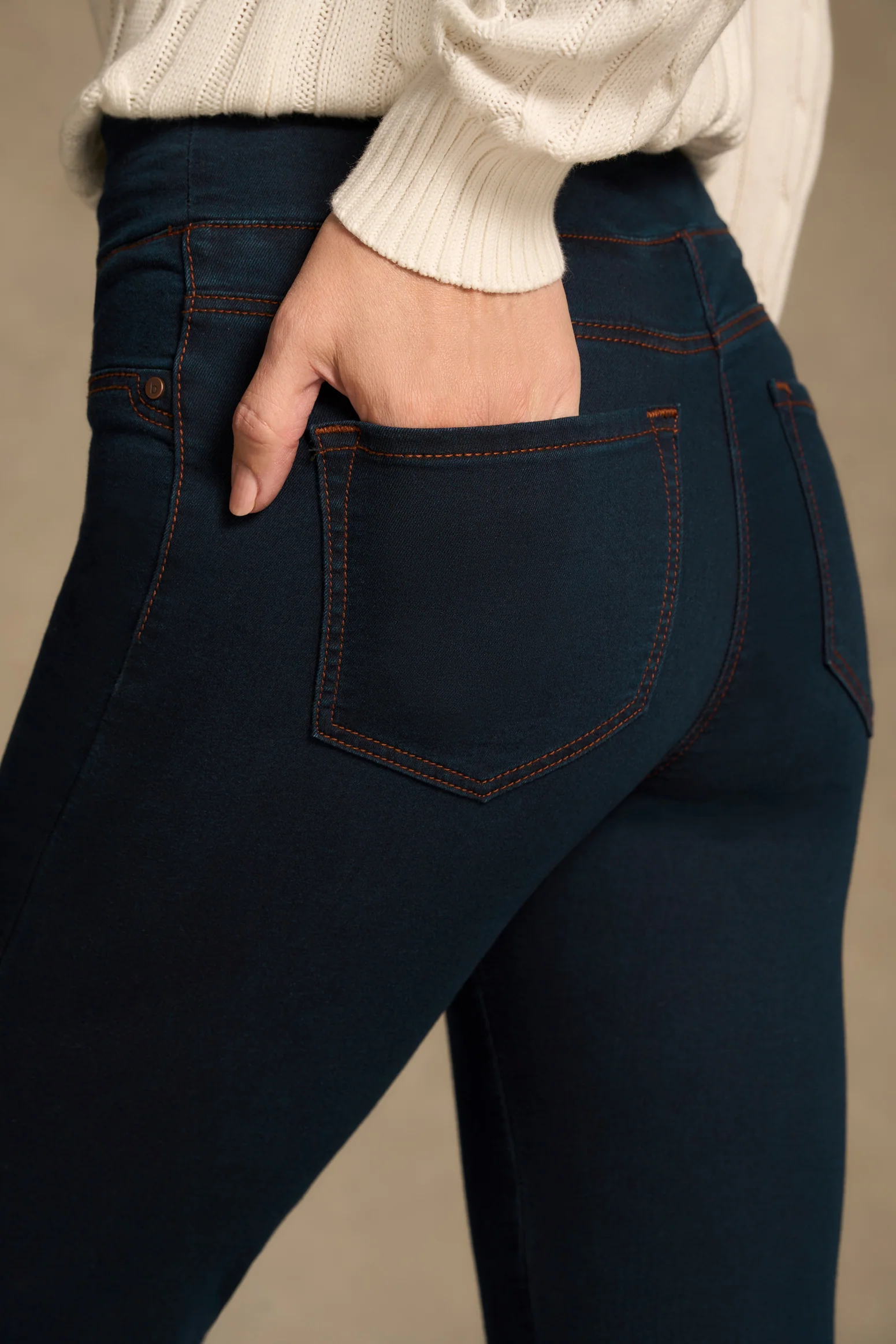 Bengajean® Good Earth Cotton® 7/8 Skinny Leg - Clean Denim Blue - Image 4