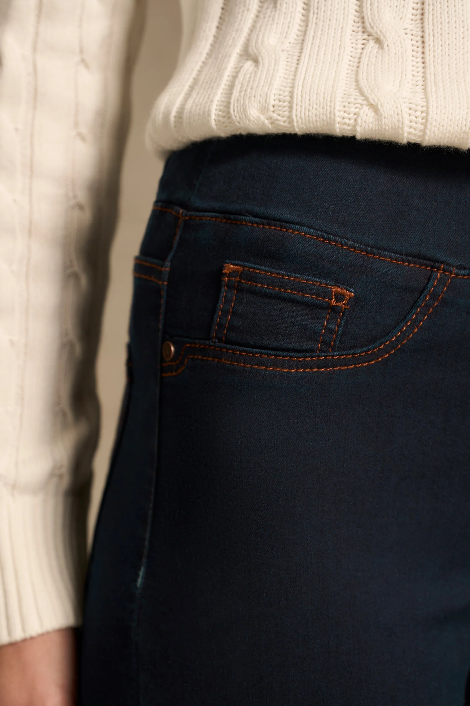 Bengajean® Good Earth Cotton® Skinny Leg - Clean Denim Blue - Image 2