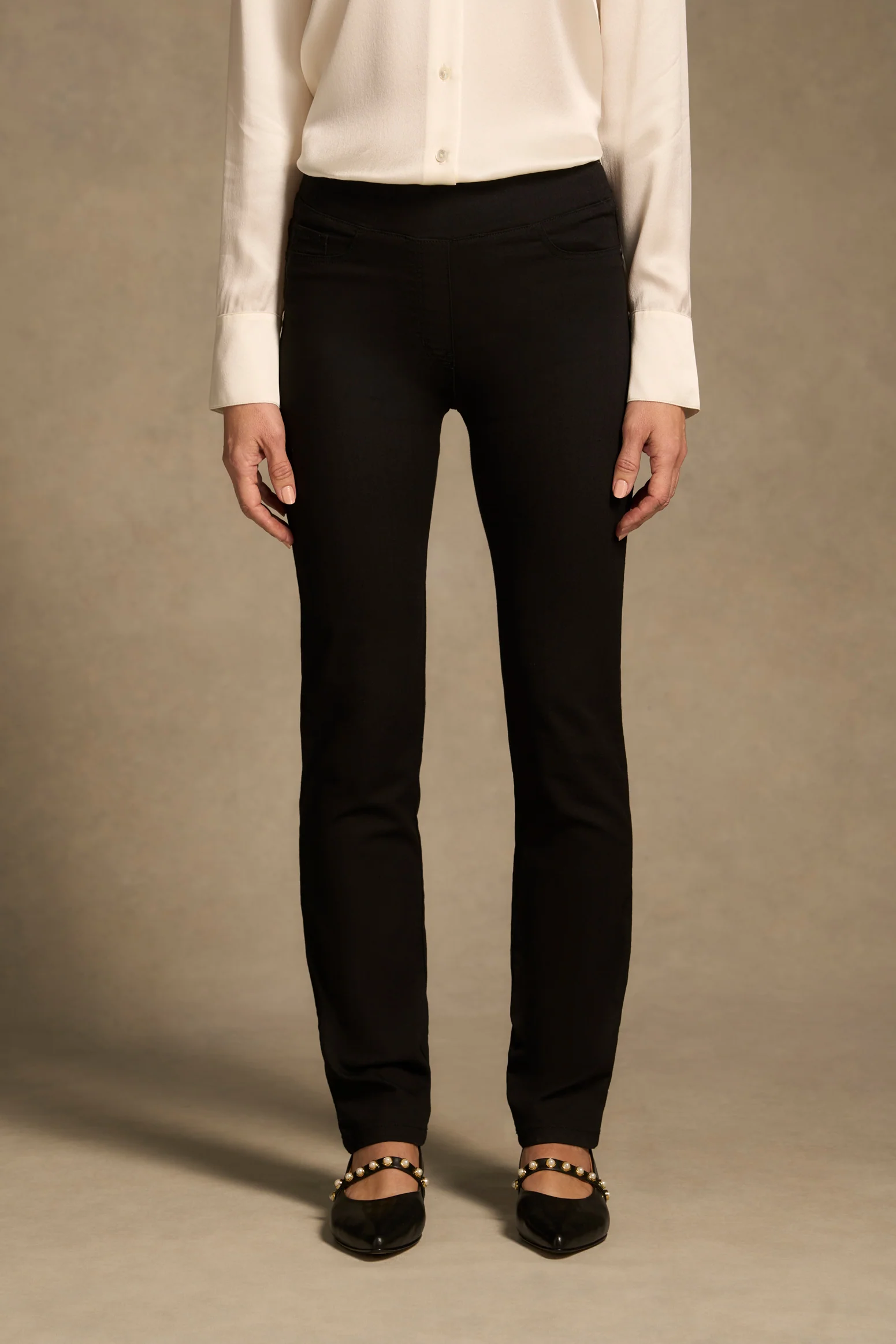 Bengajean® Full Length Straight Leg - Black