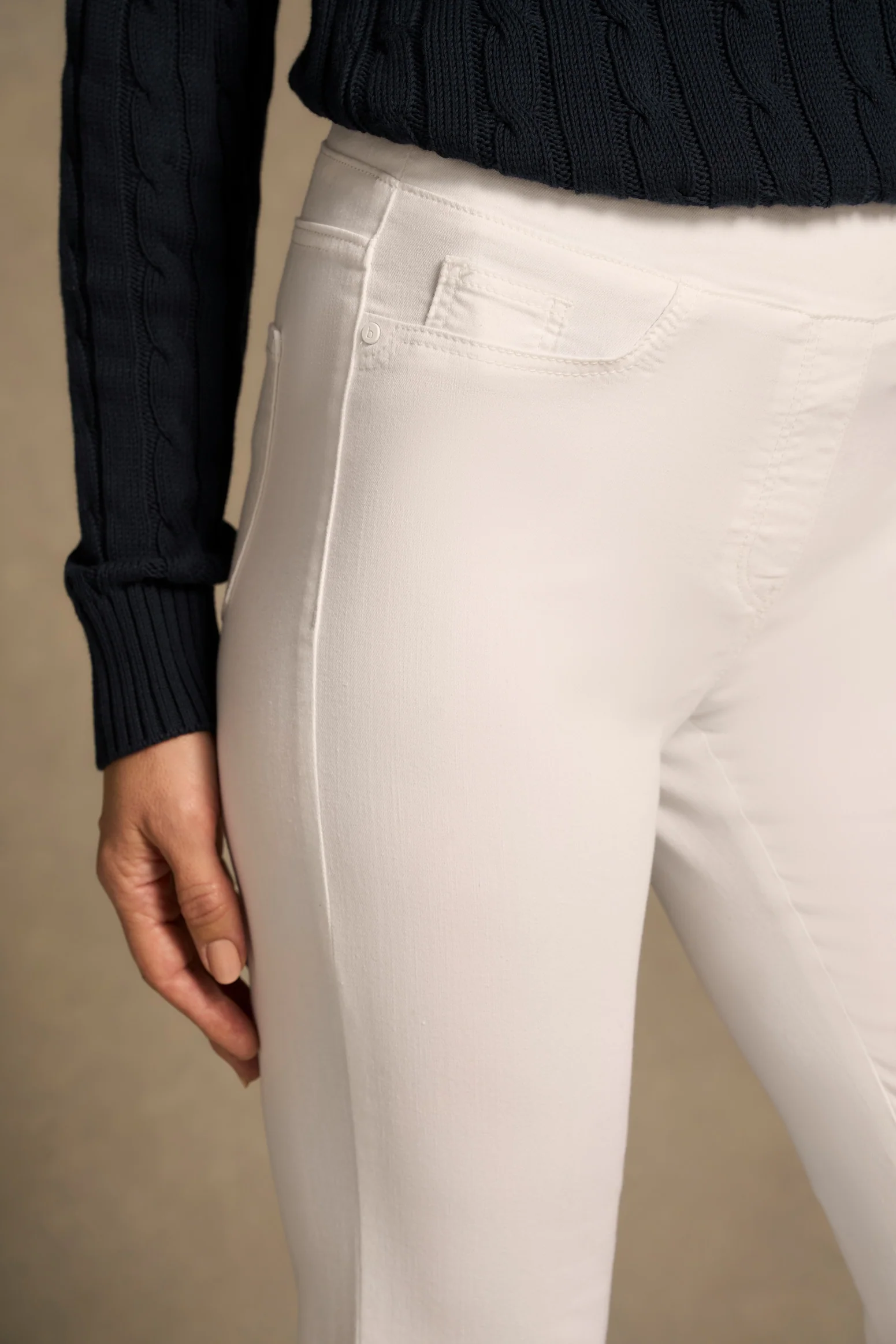 Bengajean® Full Length Straight Leg - White - Image 3
