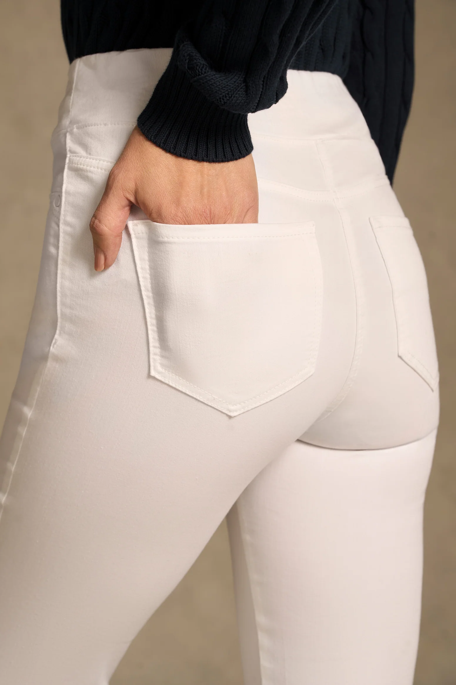 Bengajean® Full Length Straight Leg - White - Image 4