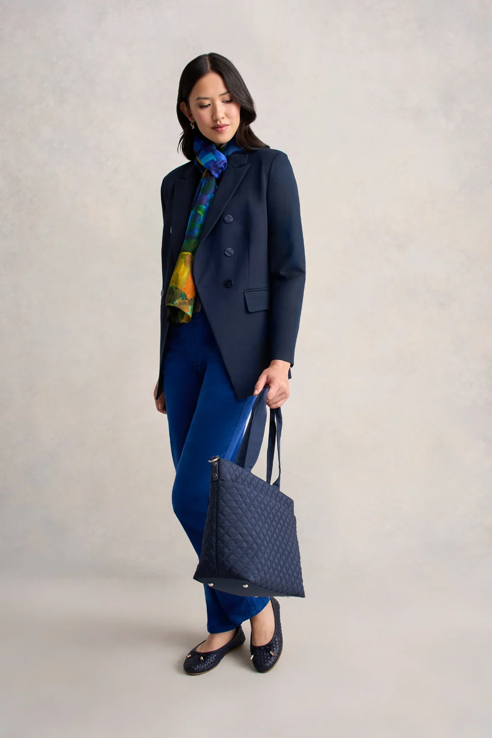 Bengajean® Velvet Straight Leg - Prussian Blue - Image 6