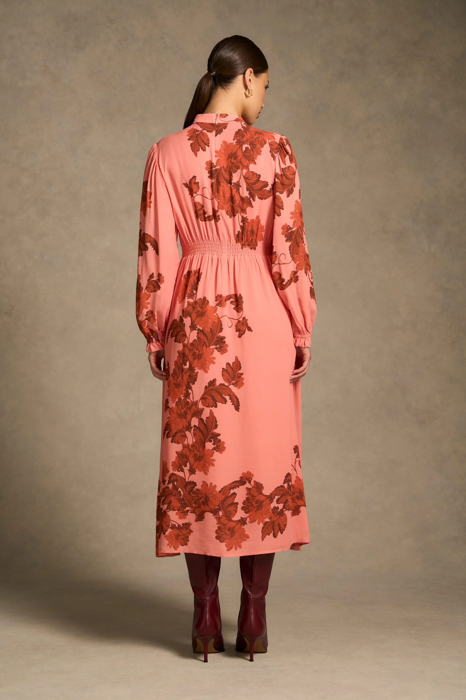 Ruffle Detail Dress - Sienna Floral Print - Image 6
