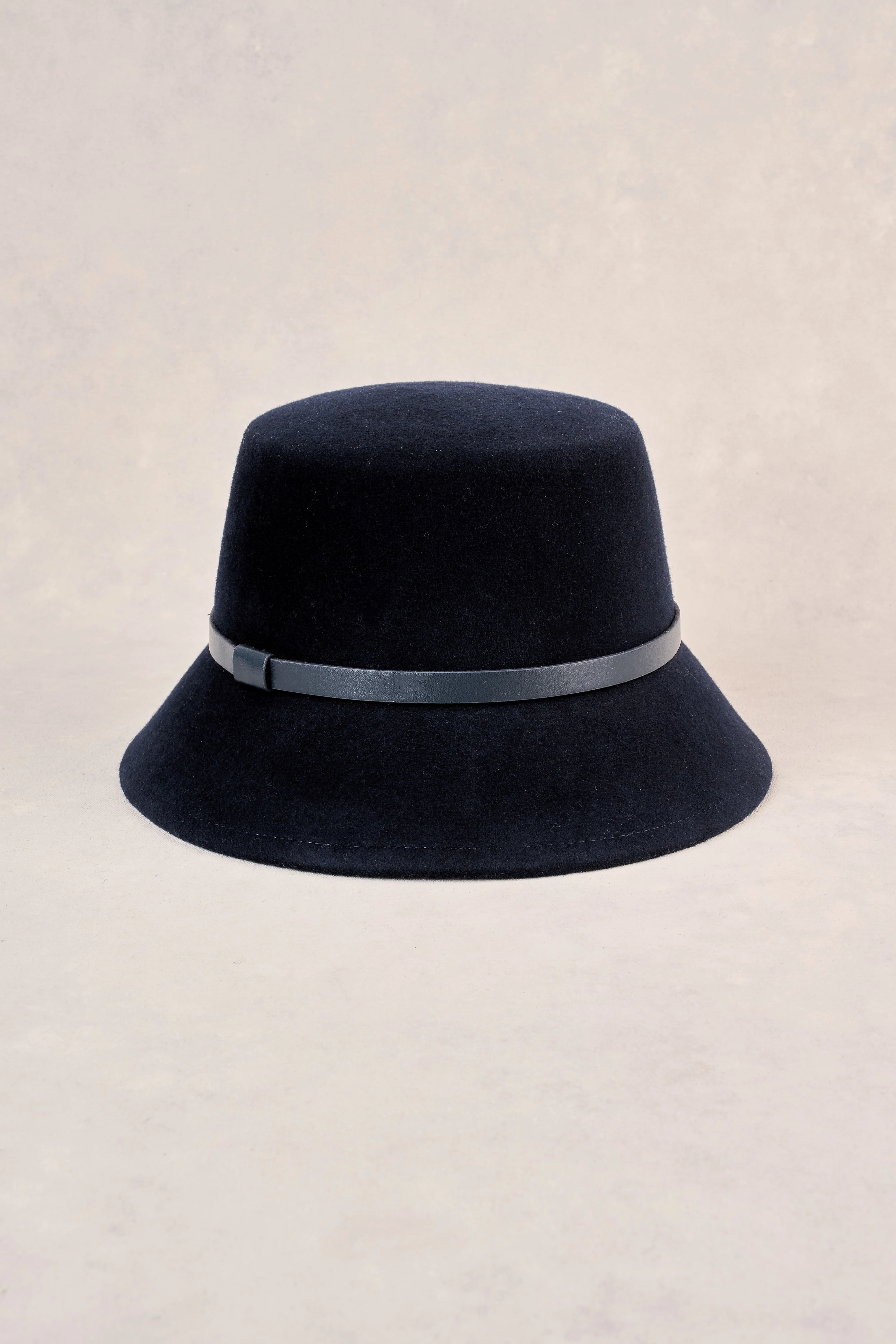 Brushed Wool Bucket Hat - Ink - Image 2