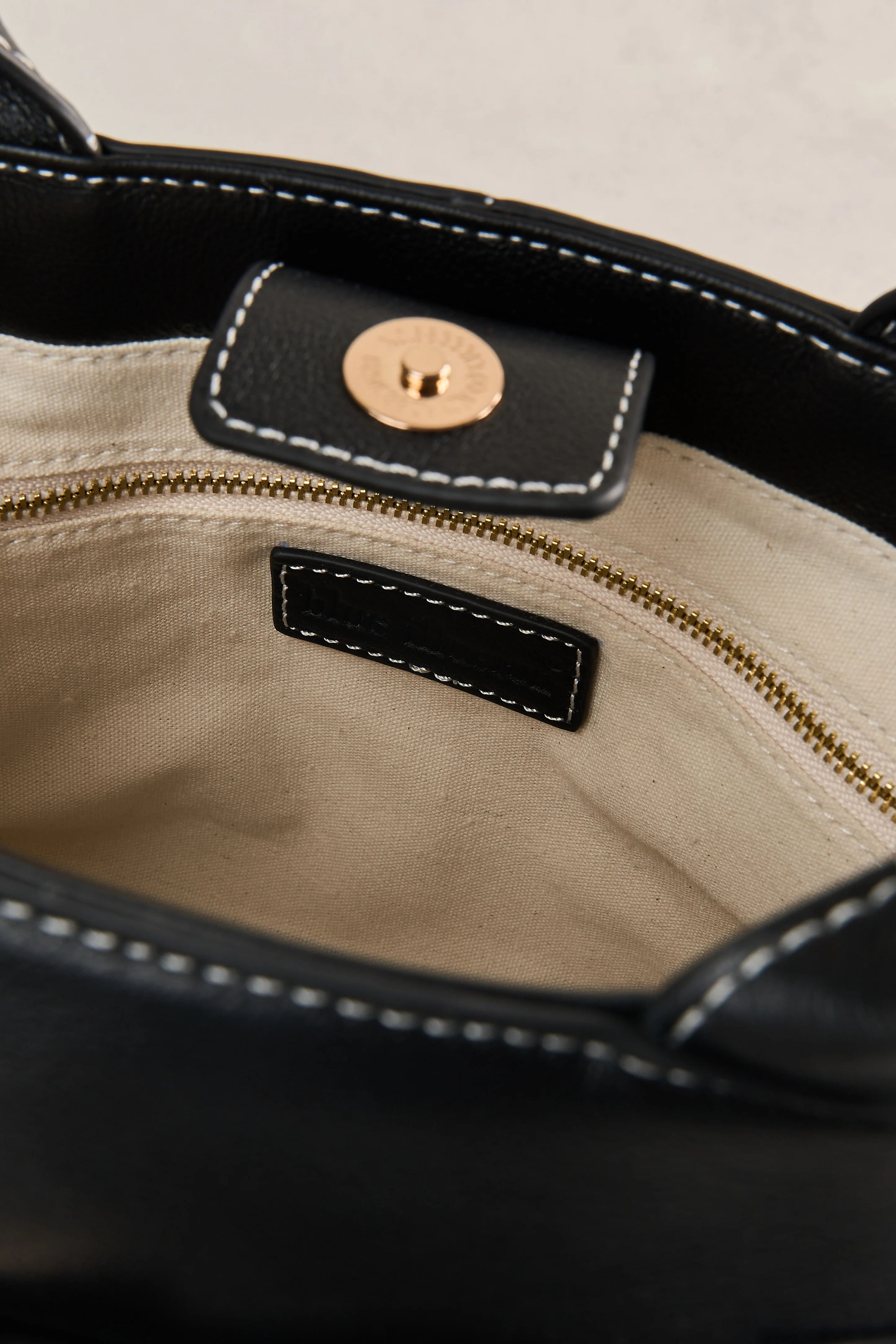 Buckle Detail Tote - Black - Image 5