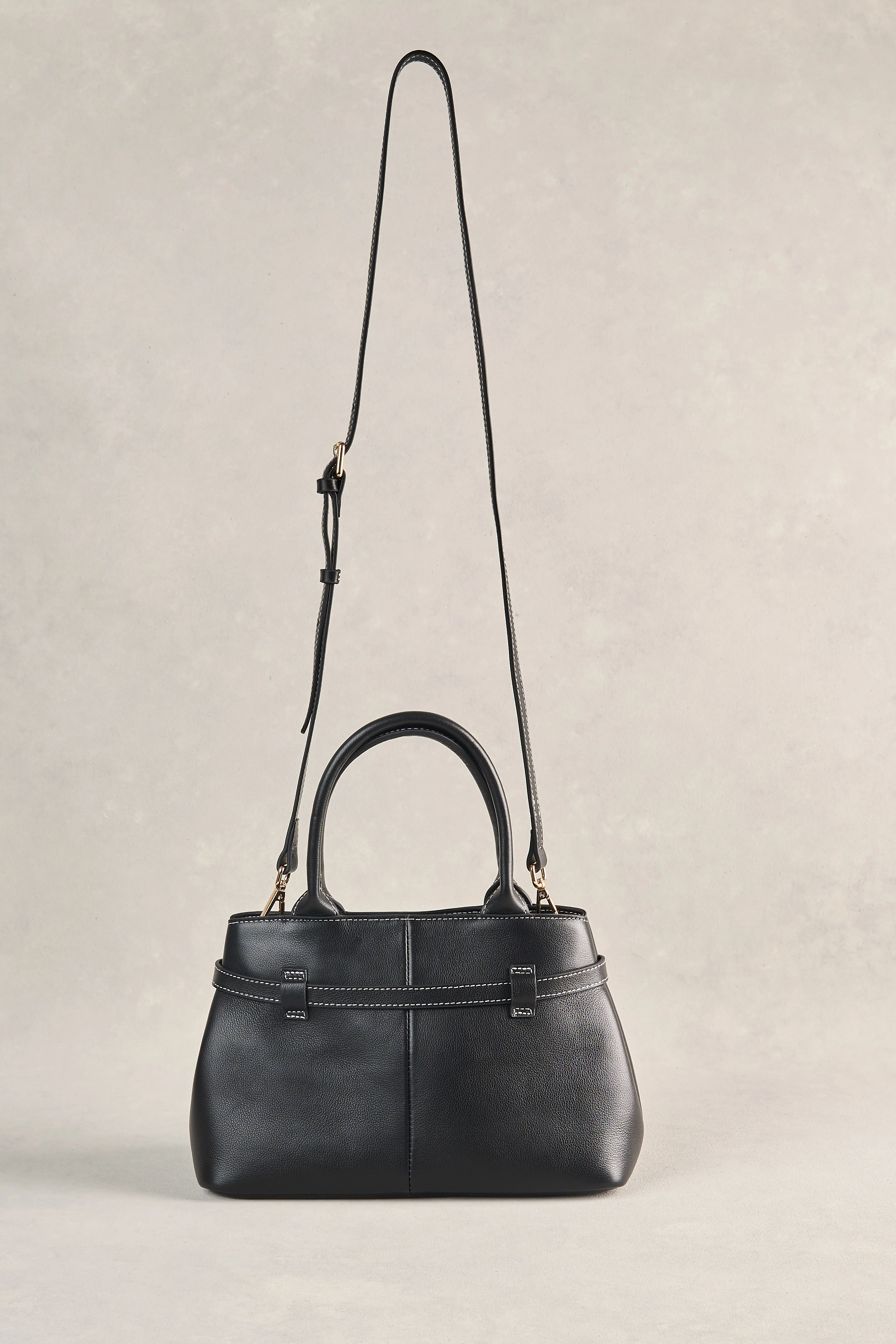 Buckle Detail Tote - Black - Image 6