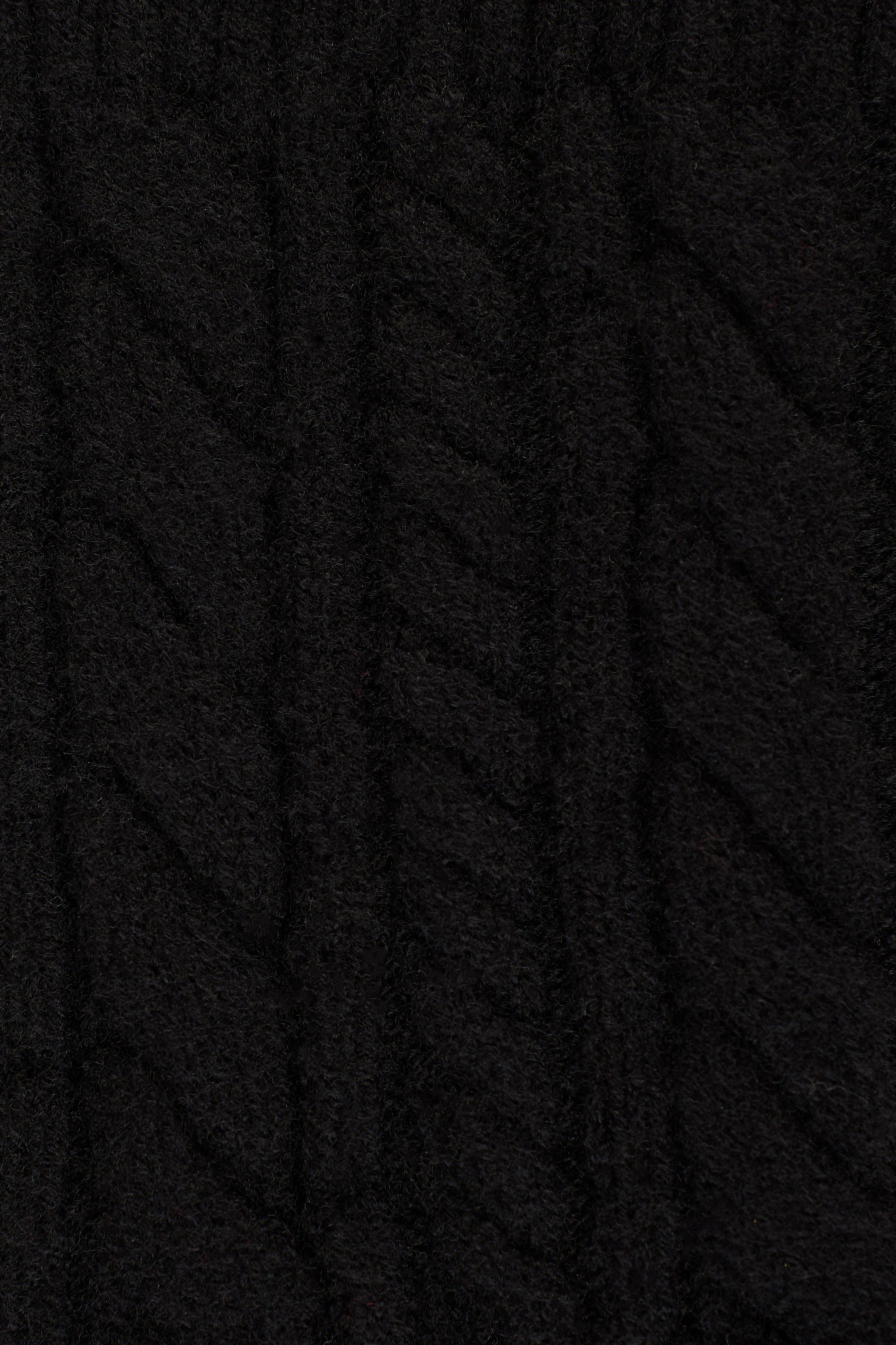 Catriona Cable Mittens - Black - Image 5
