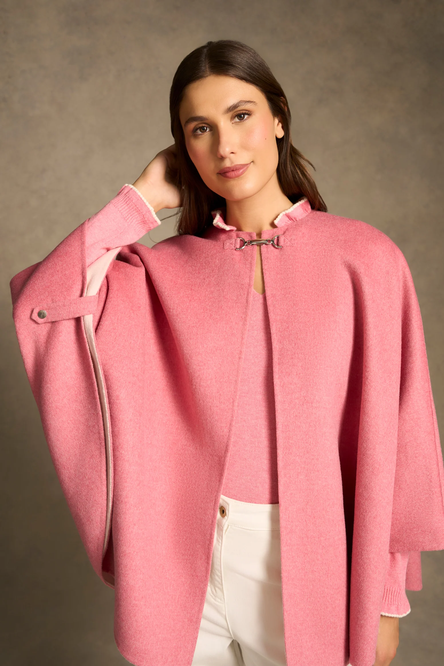 Catriona Cape - Pink - Image 4