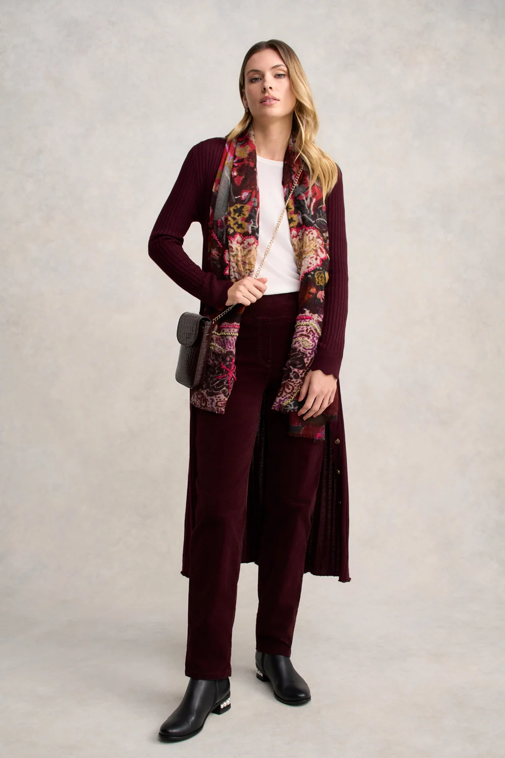 Bengajean® Cord Straight Leg - Burgundy - Image 2