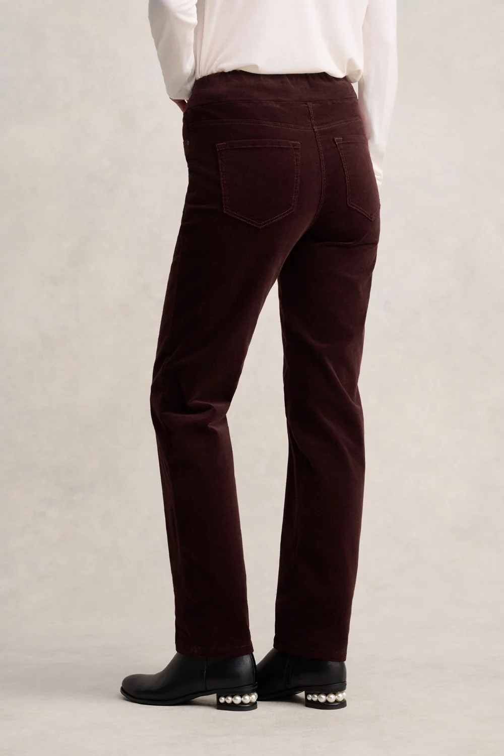 Bengajean® Cord Straight Leg - Burgundy - Image 5