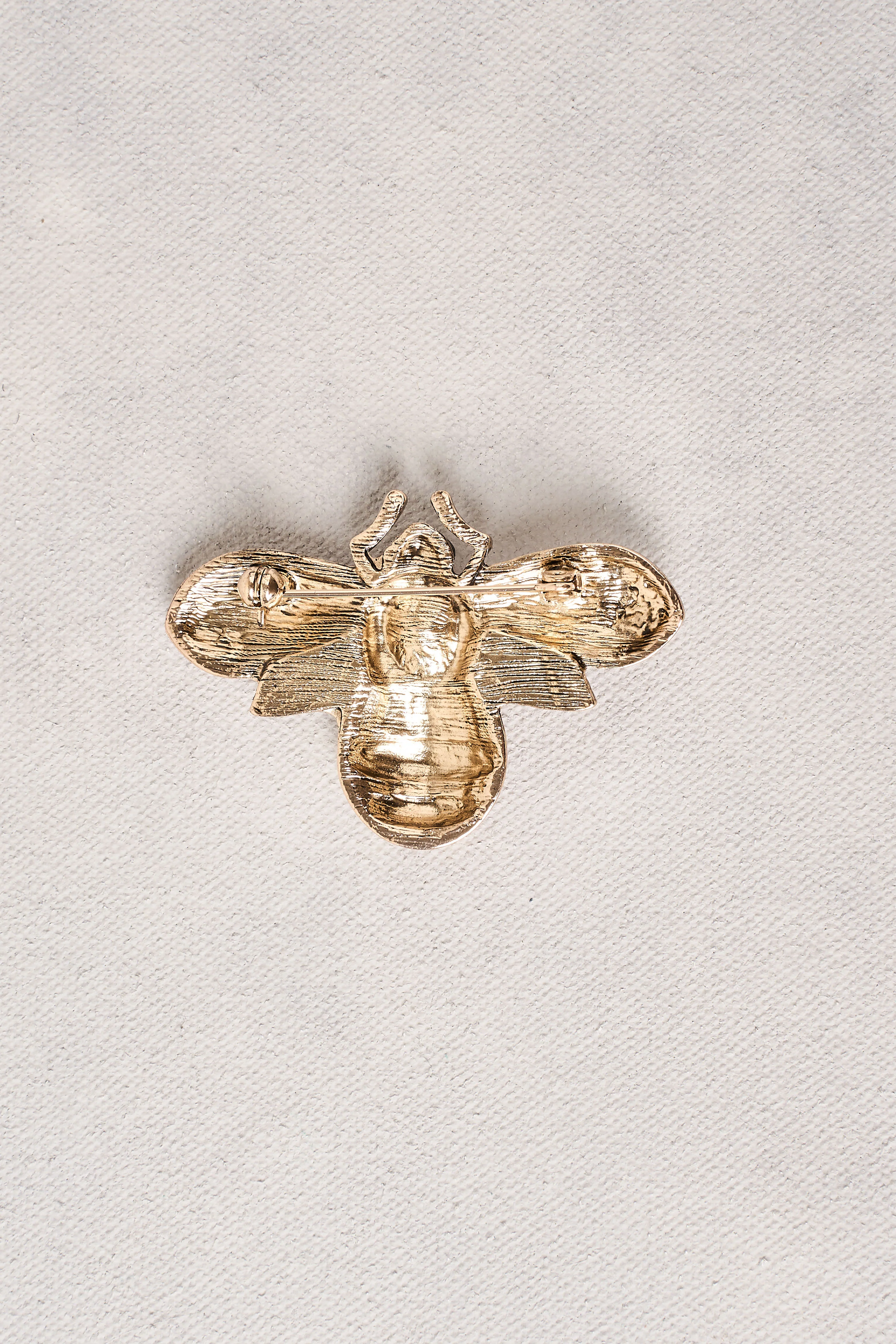 Diamante Bee Brooch - Pink - Image 5