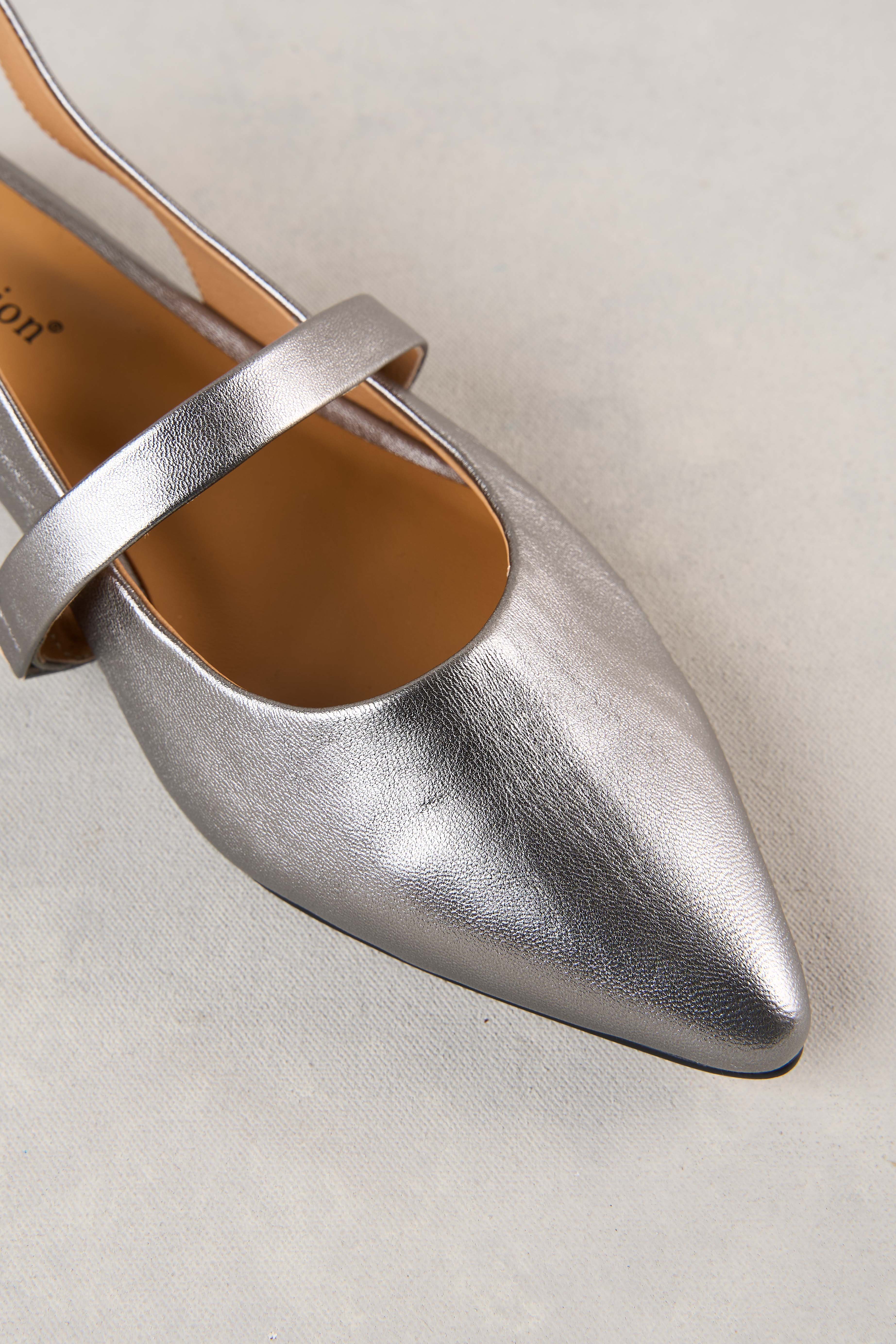 Elisa Pointed Flat - Metallic - Image 4