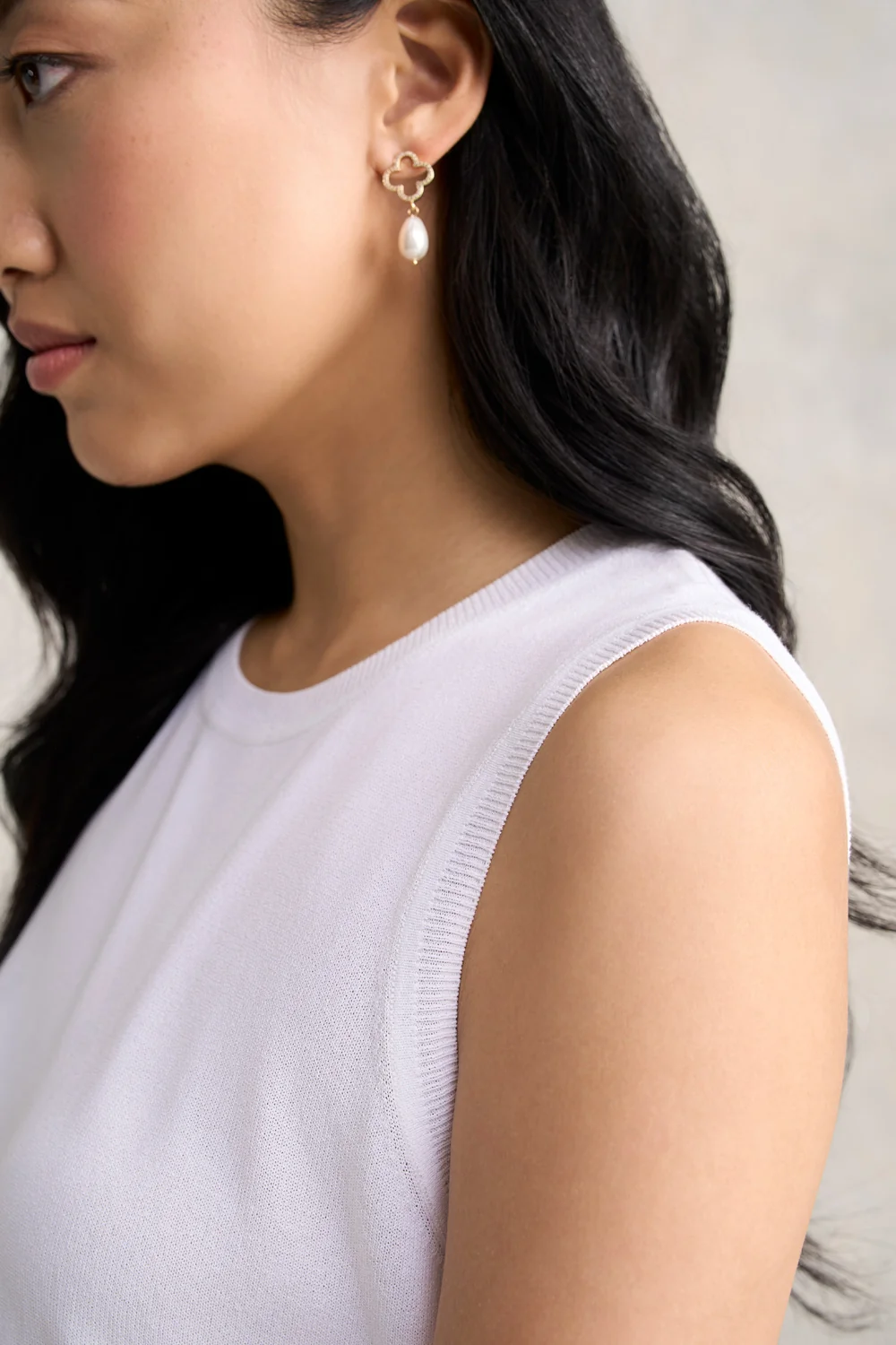 Essential Knit Tank - White - Image 3