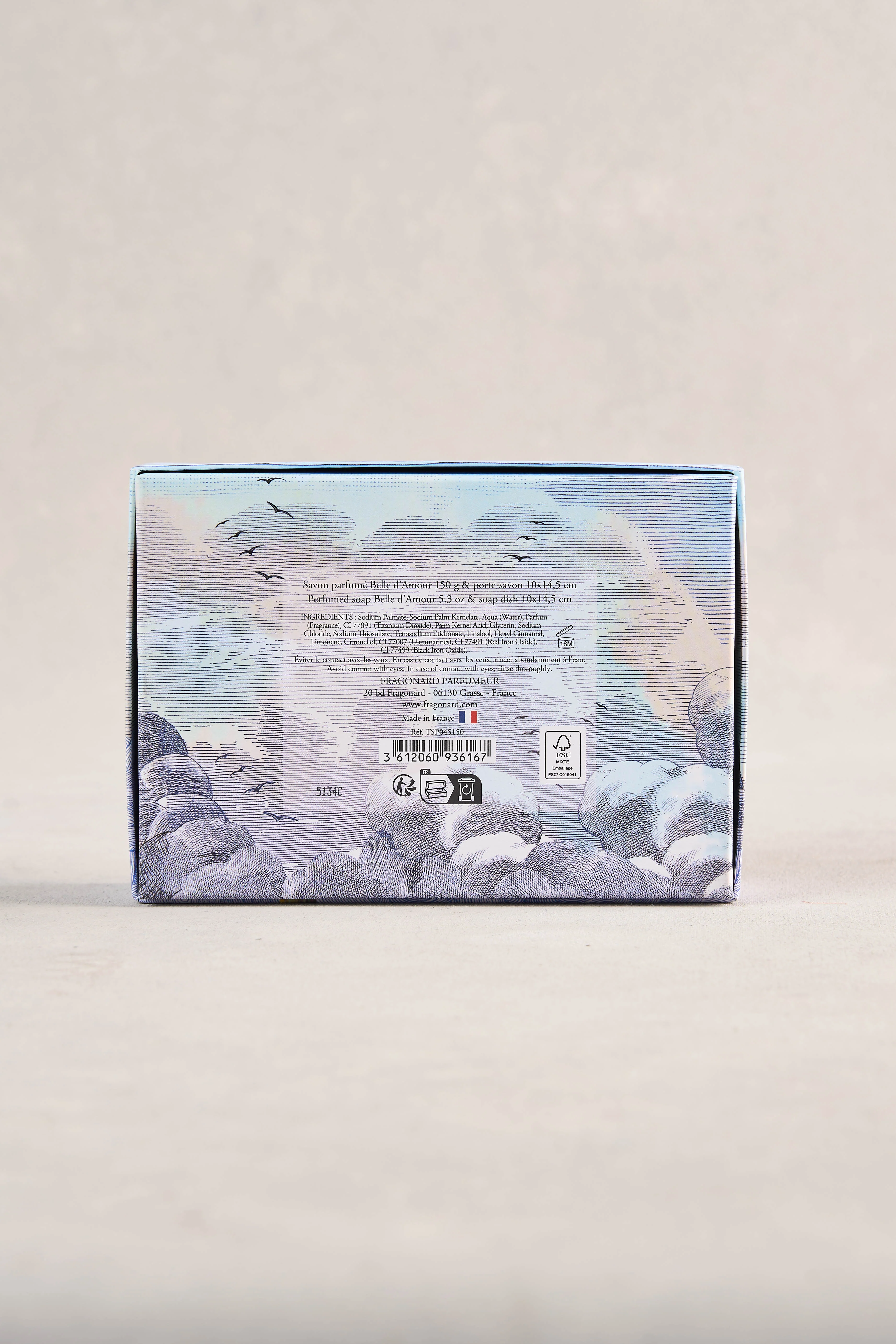 Fragonard Belle D'Amour Soap Dish Set - Image 4