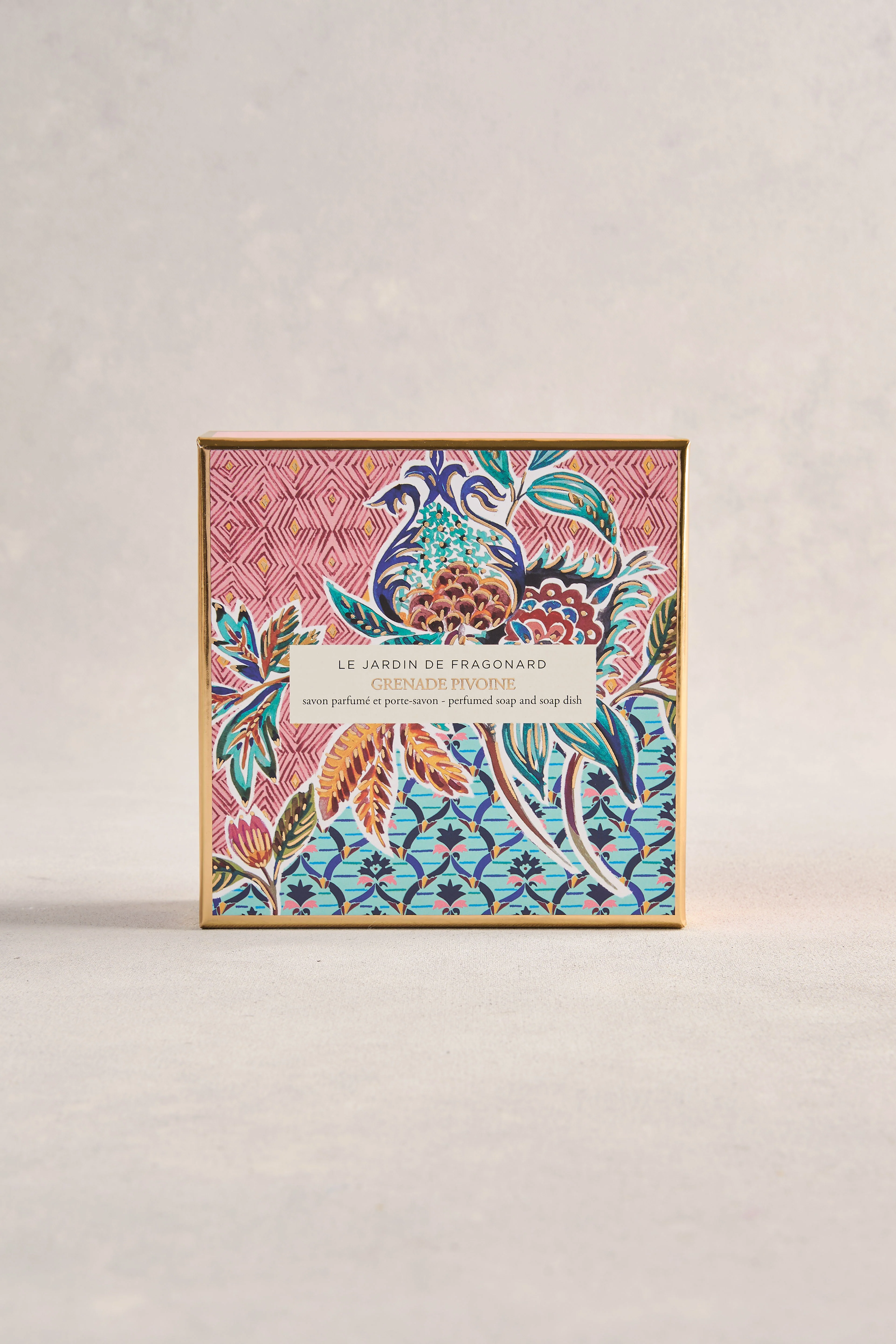 Fragonard Grenade Pivoine Soap & Dish Set