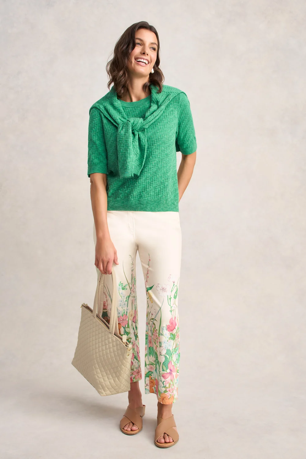 Bengajean® 7/8 Relaxed Fit – Botanical Print - Image 3