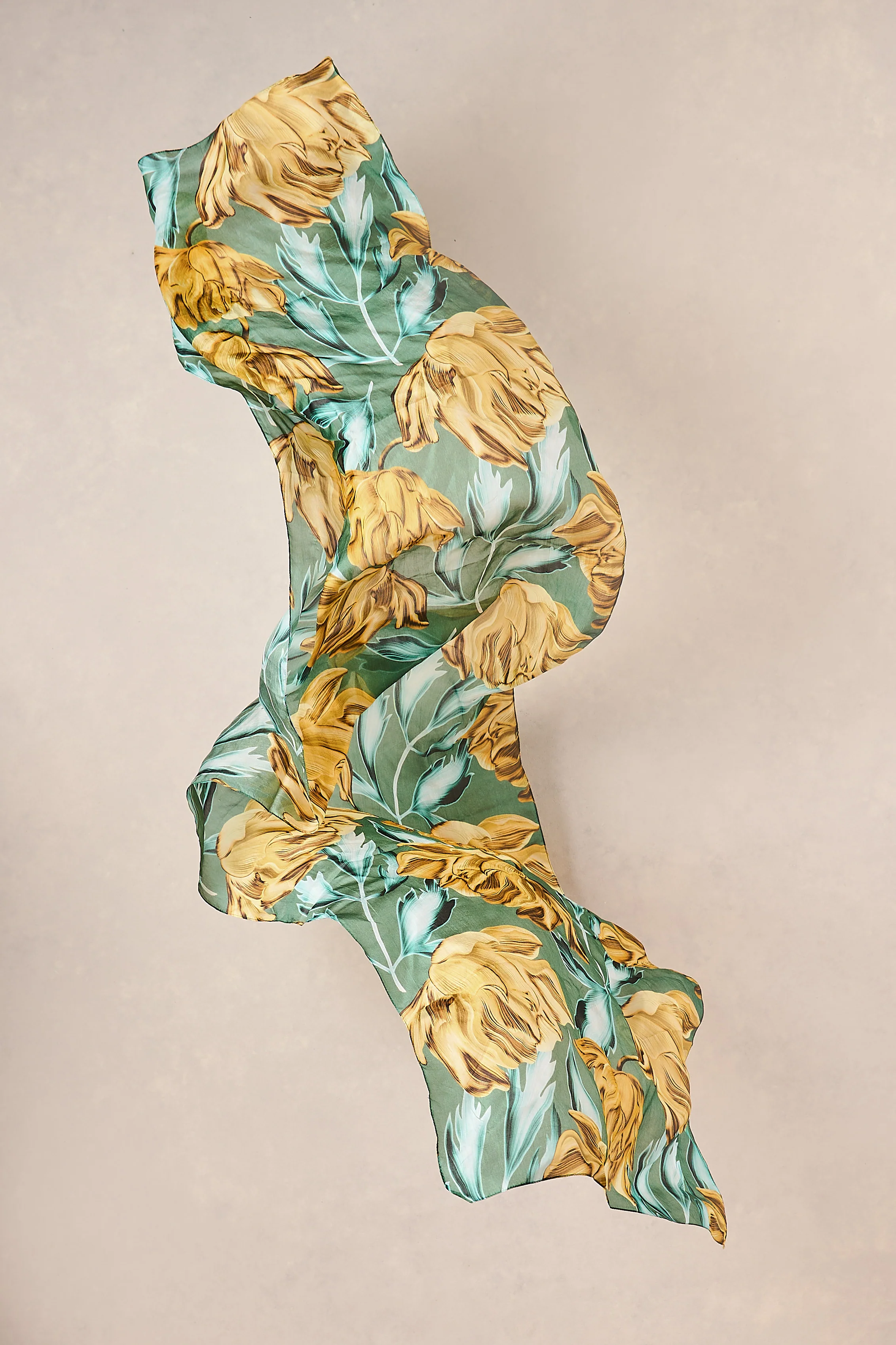 Floating Stems Scarf - Multicolour