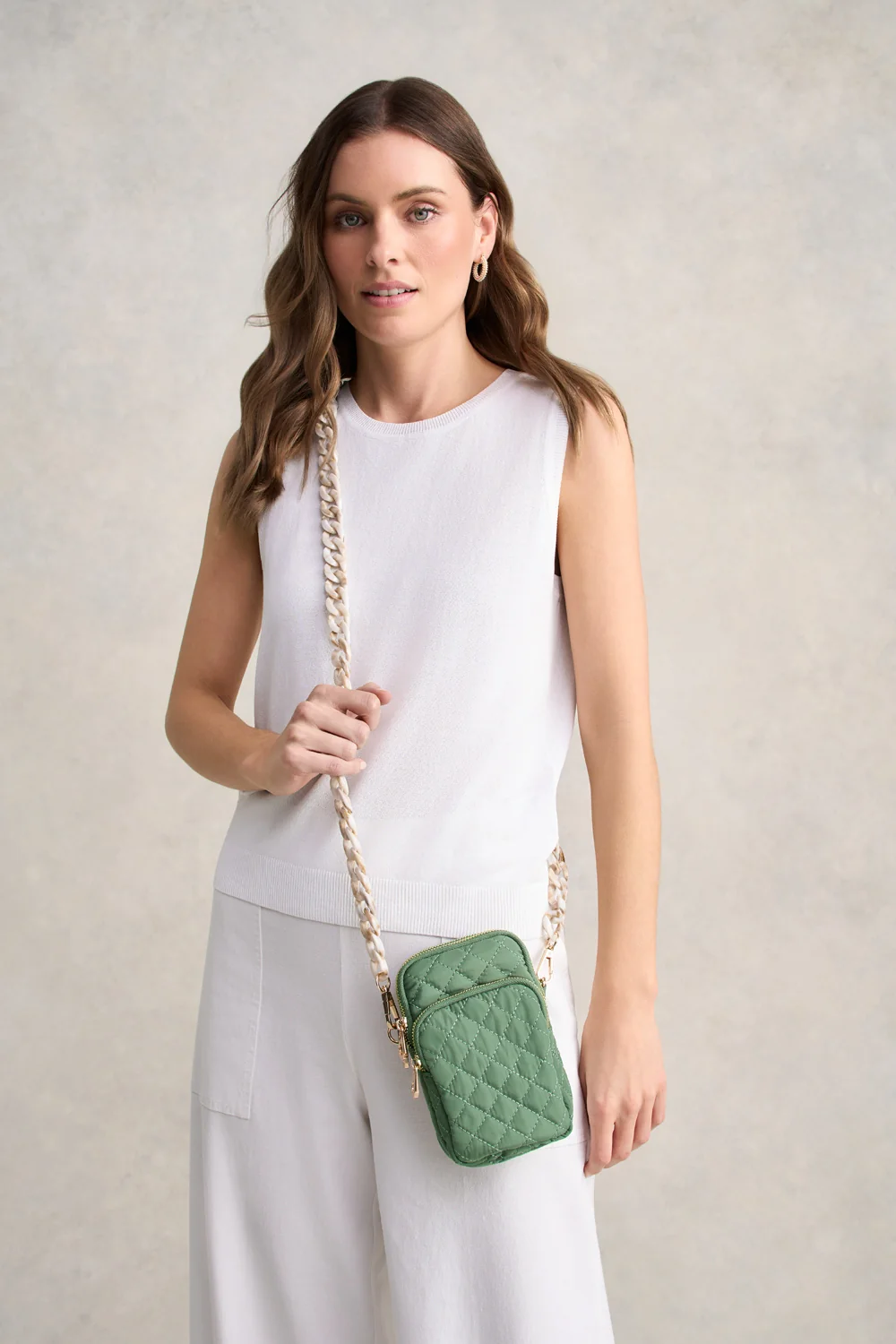Frankie Phone Bag – Khaki - Image 2