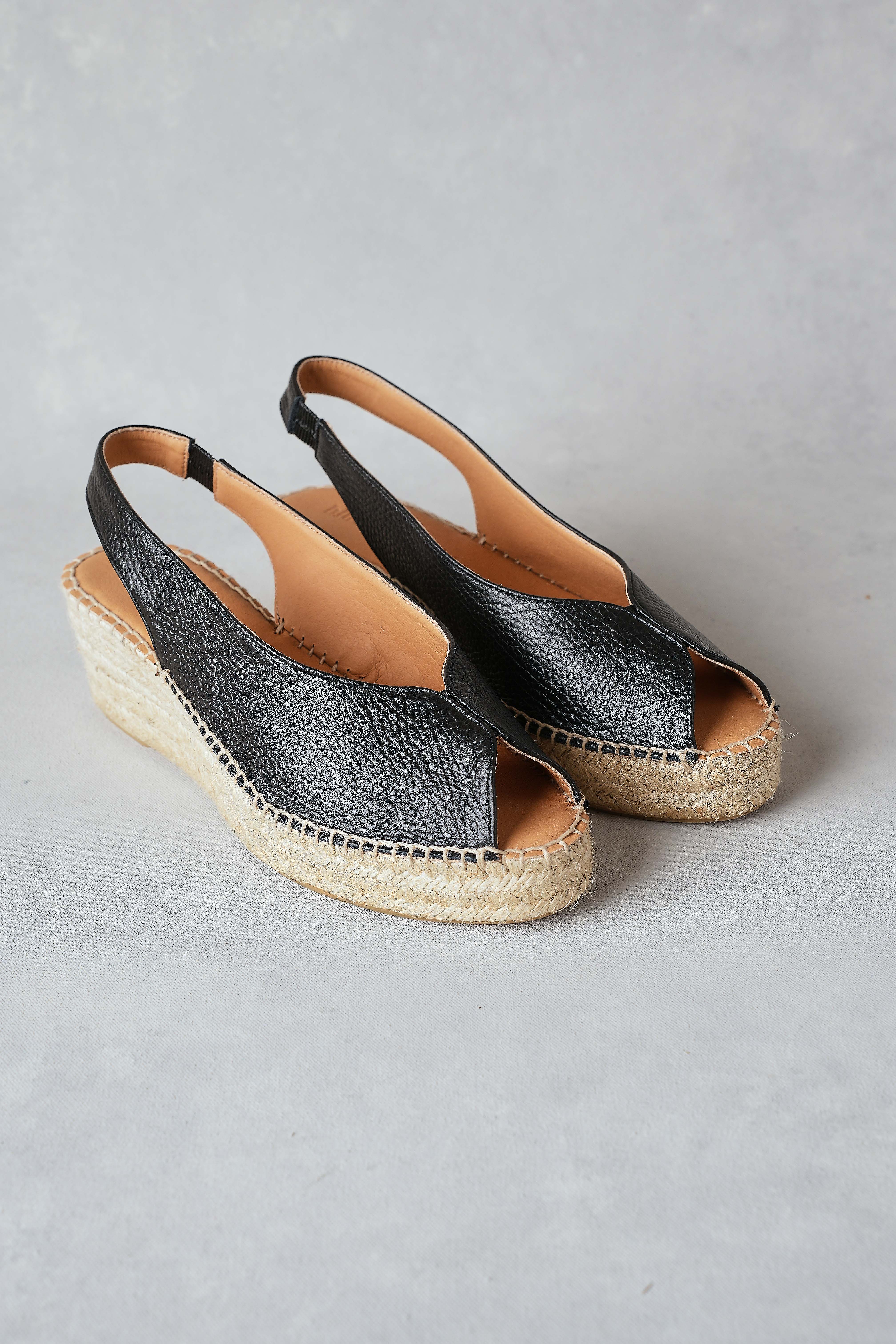 Isla Espadrille – Black - Image 3