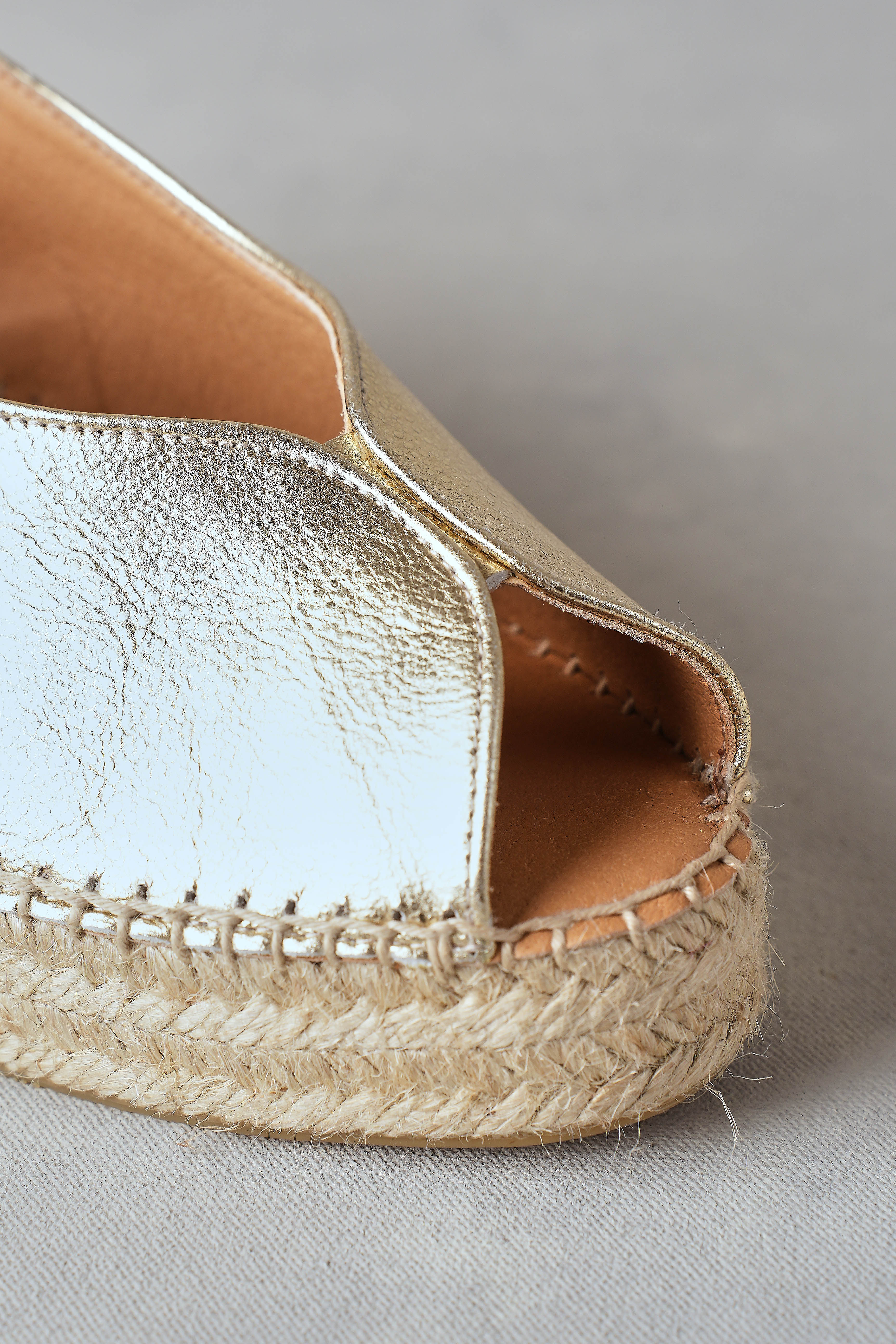 Isla Espadrille – Gold - Image 4
