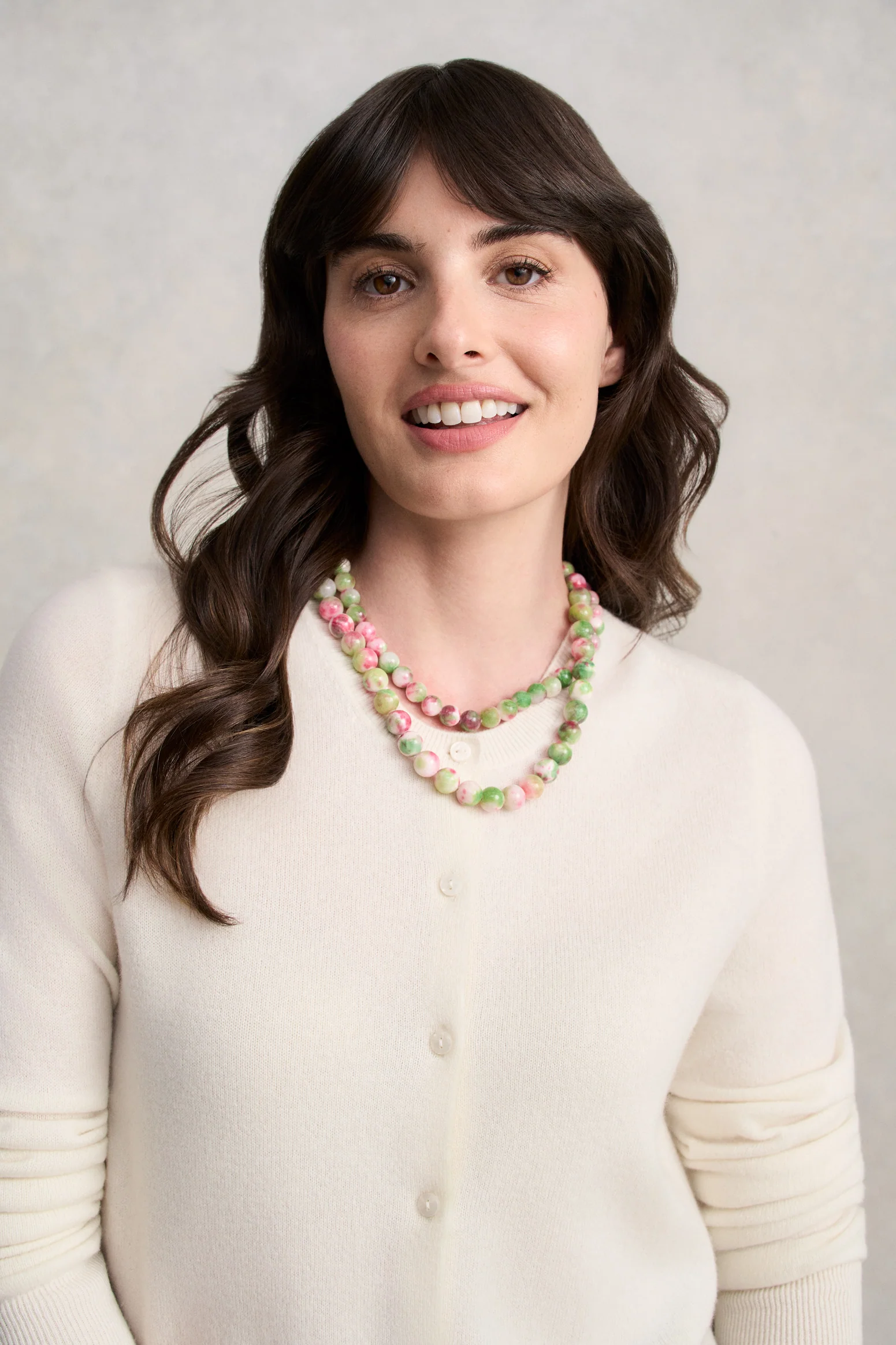 Jewelled Clasp Necklace - Multicolour - Image 2