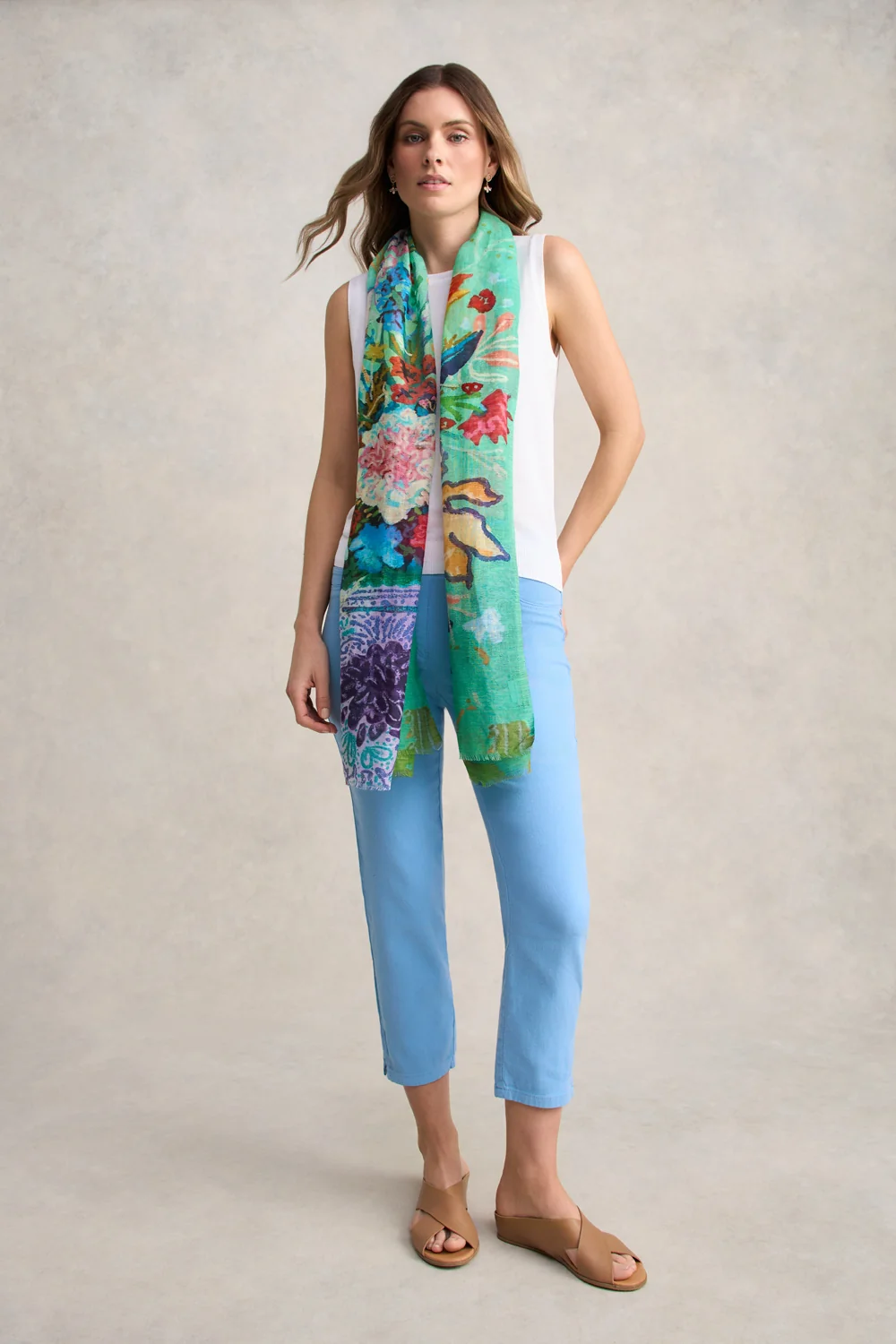 Bengajean® ¾ Slim Leg – Periwinkle Blue - Image 2