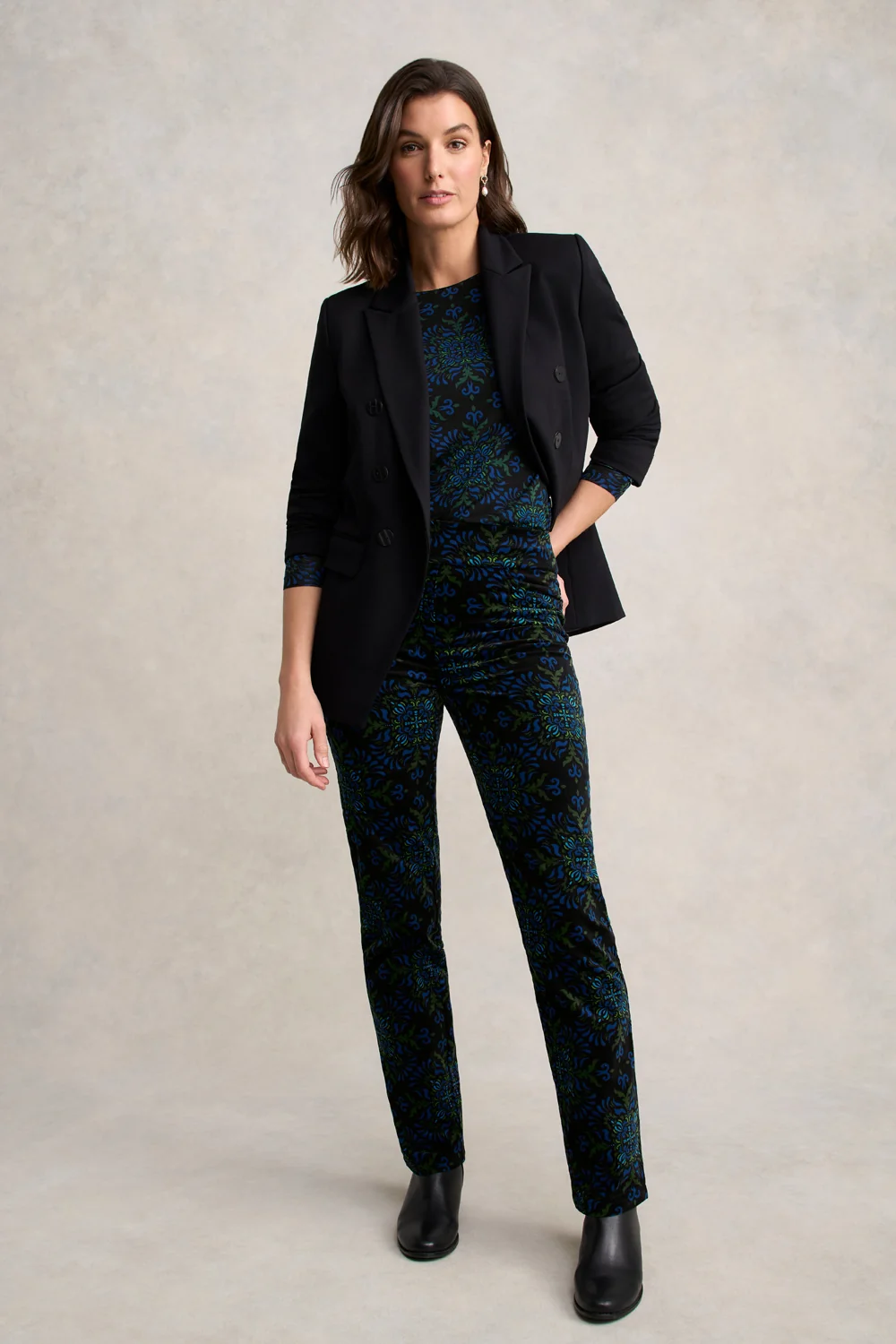 Bengajean® Velvet Straight Leg - La Boheme Print - Image 2