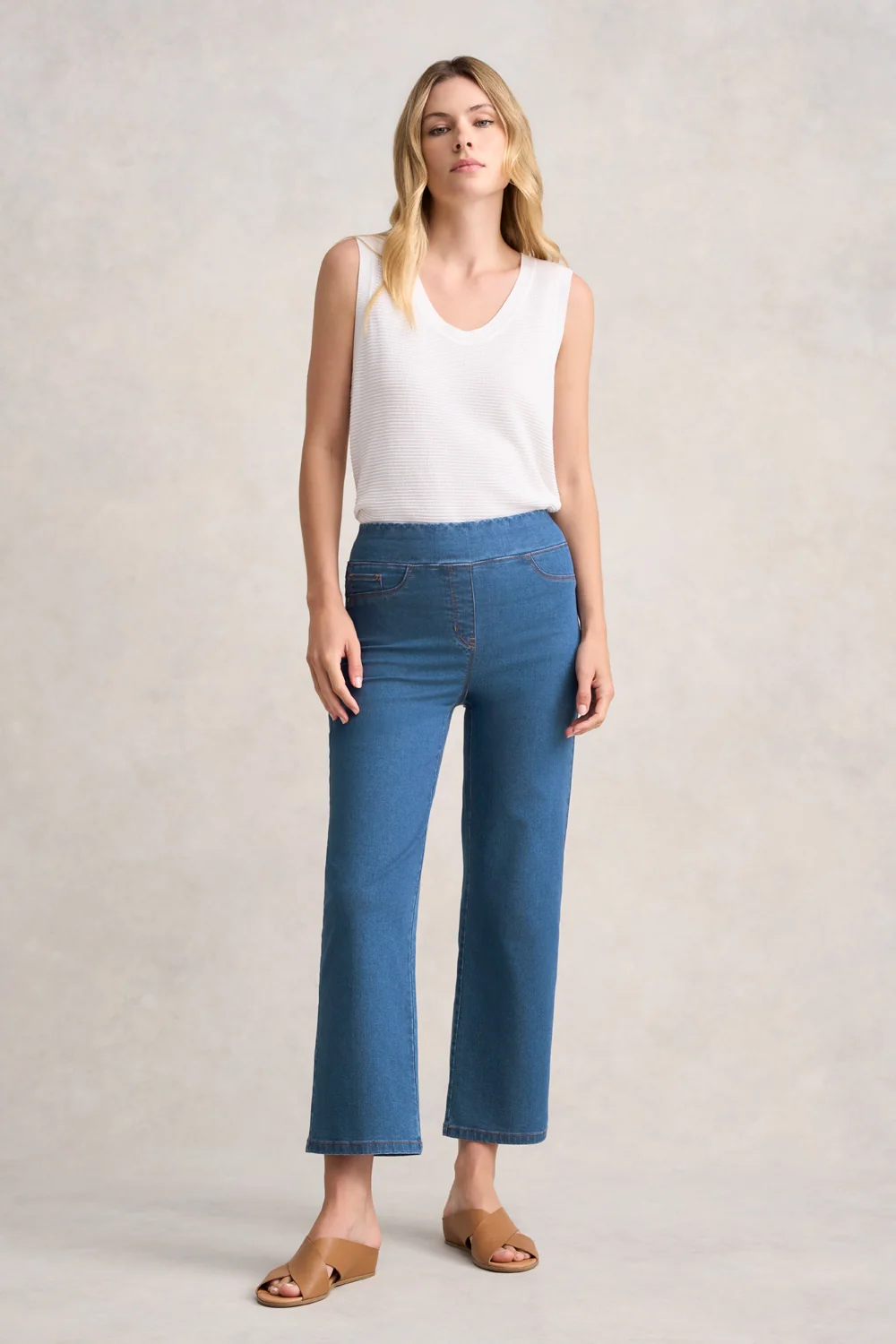 Bengajean 7/8th Relaxed - Dark Denim - Image 2
