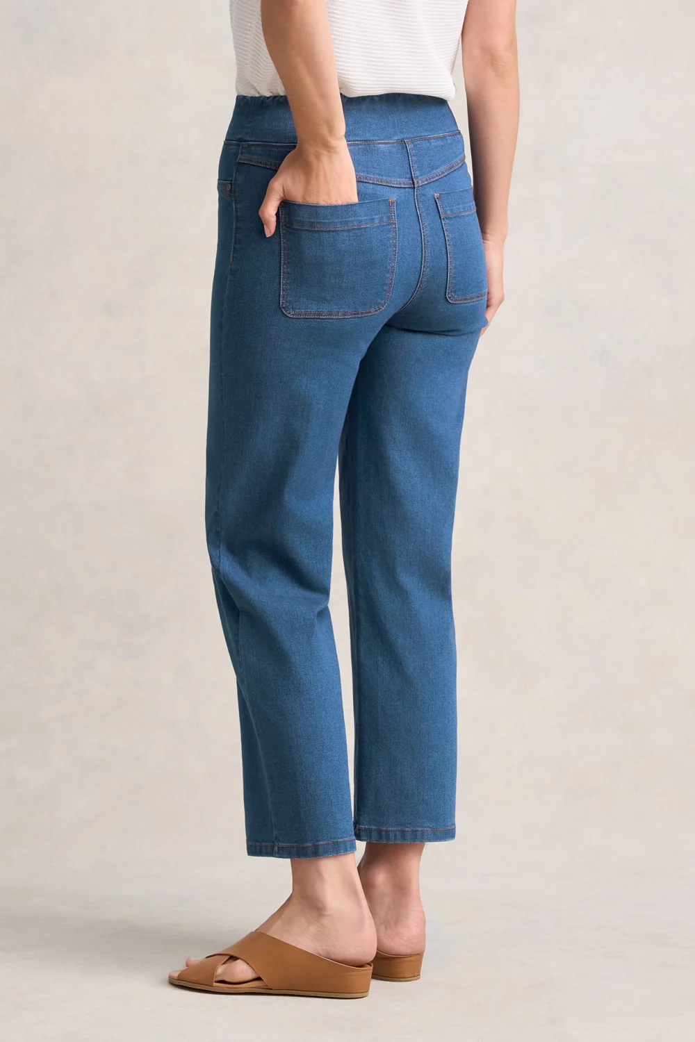 Bengajean 7/8th Relaxed - Dark Denim - Image 4