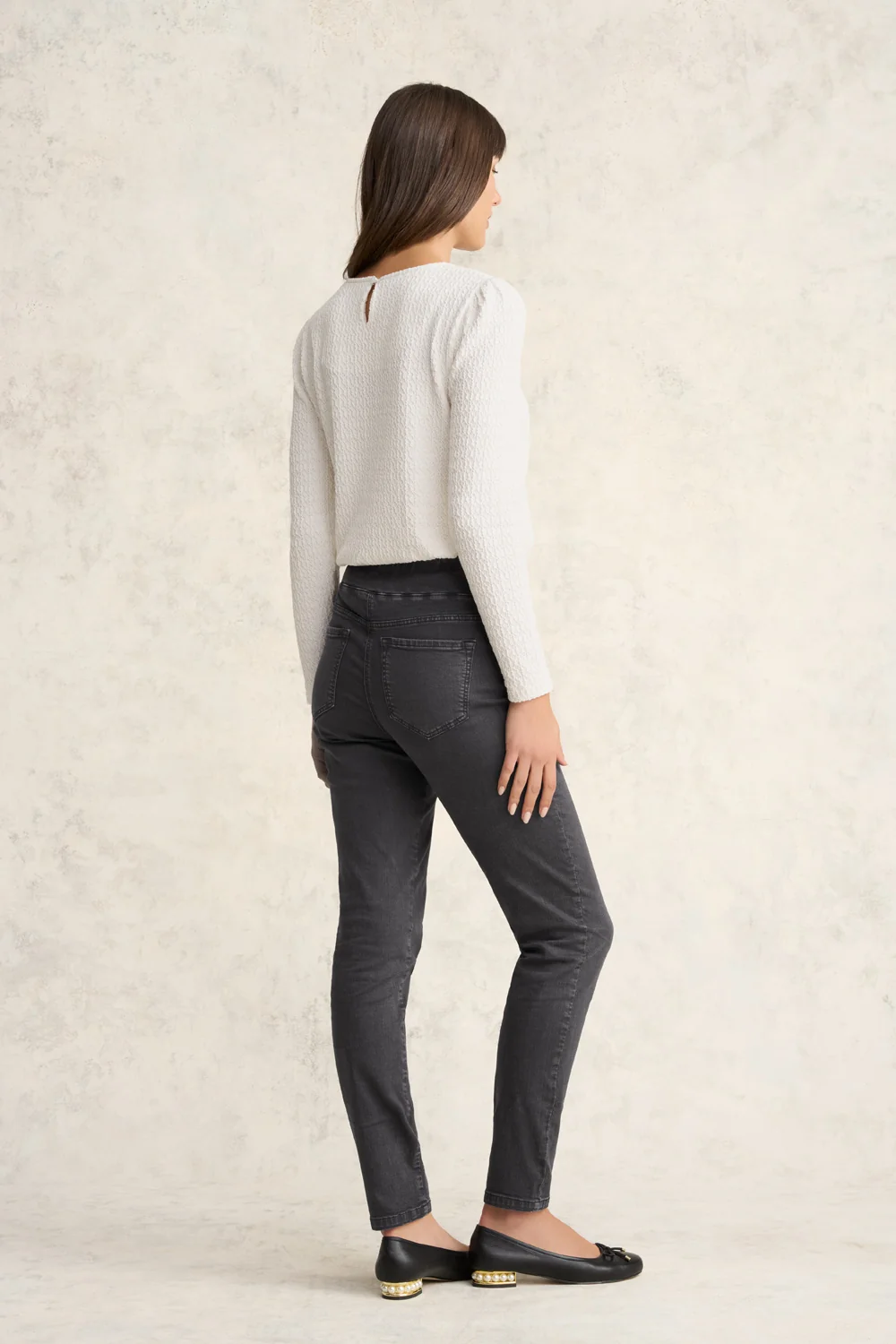 Bengajean® Full Length Skinny Leg - Grey Wash - Image 4