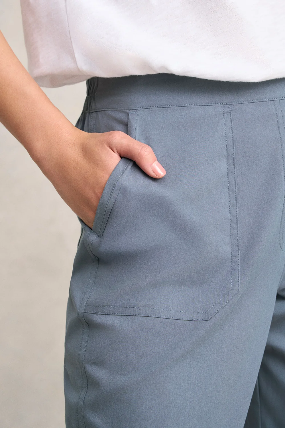Lightweight Cotton Pant - Steel - Image 3