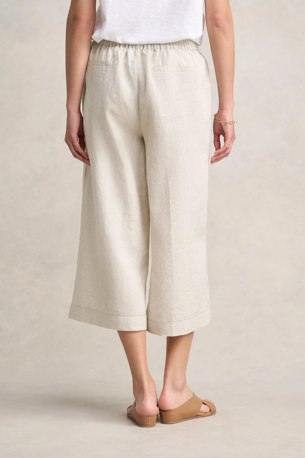 Linen Culotte - Natural Cross Dye - Image 4