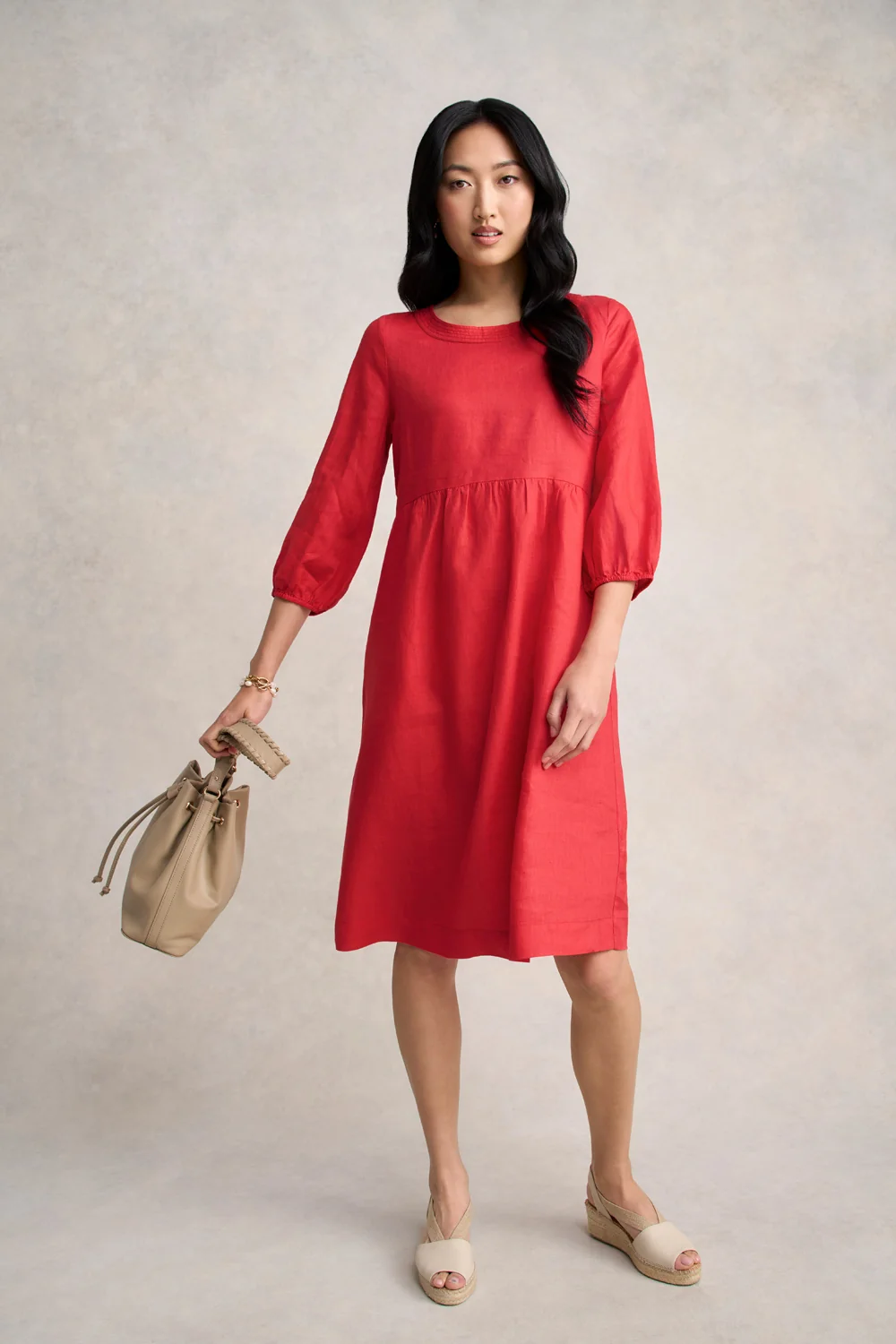 Linen Dress - Poppy - Image 2