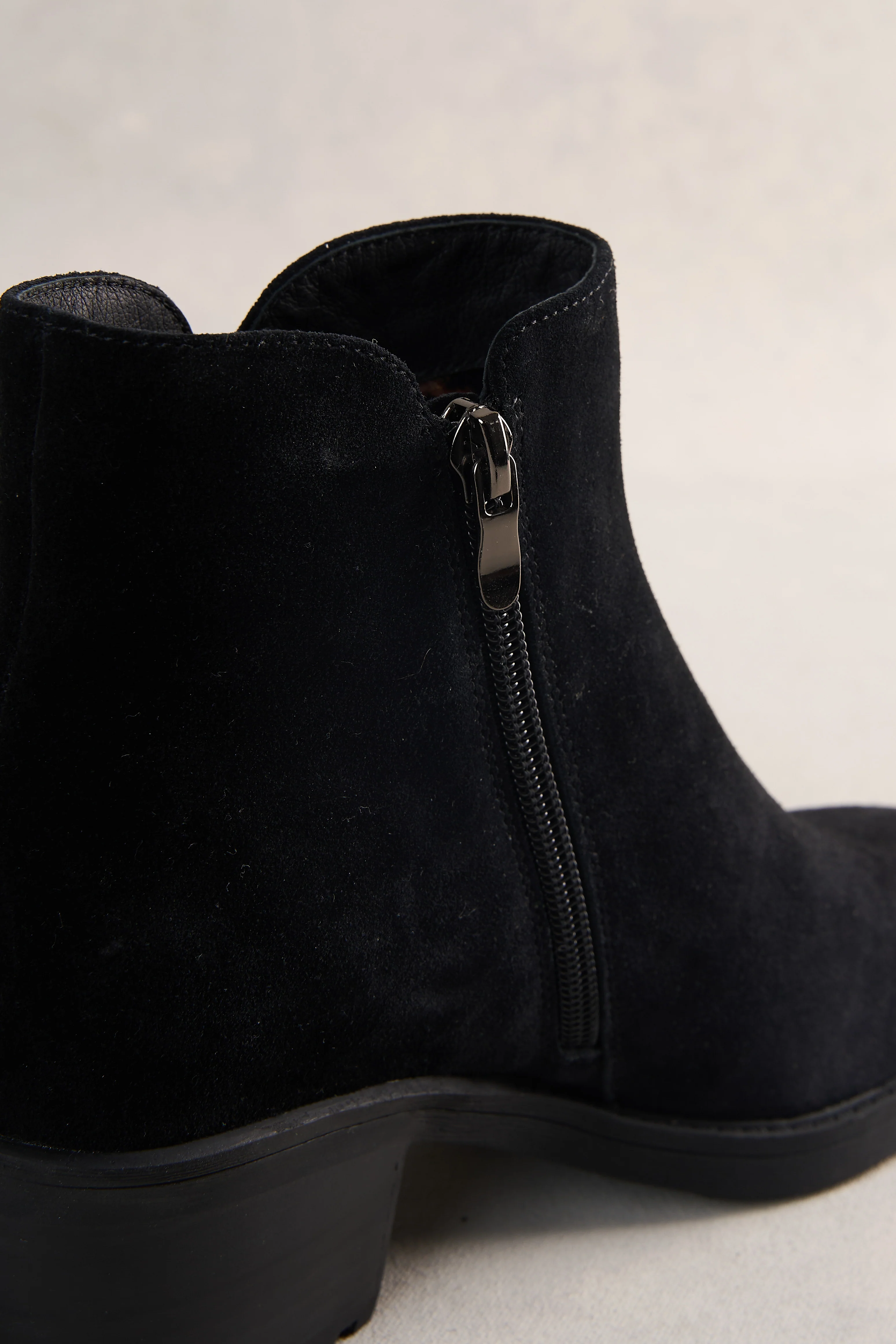Louise Suede Boot - Black - Image 4
