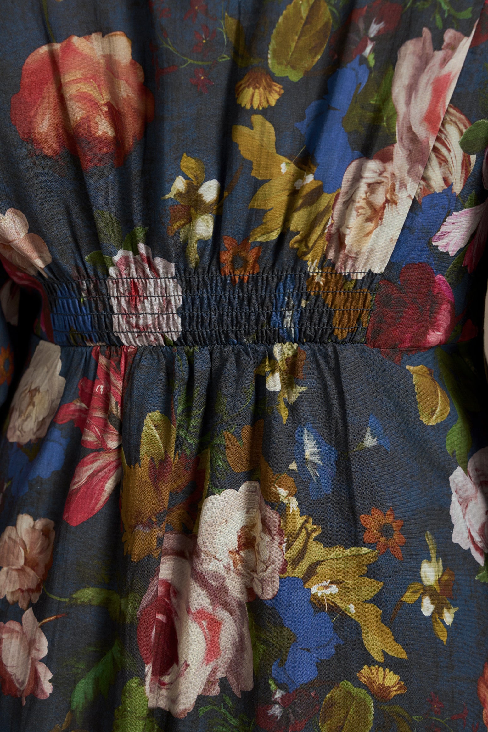 Floral Midi Dress - Ink Botanic Print - Image 7