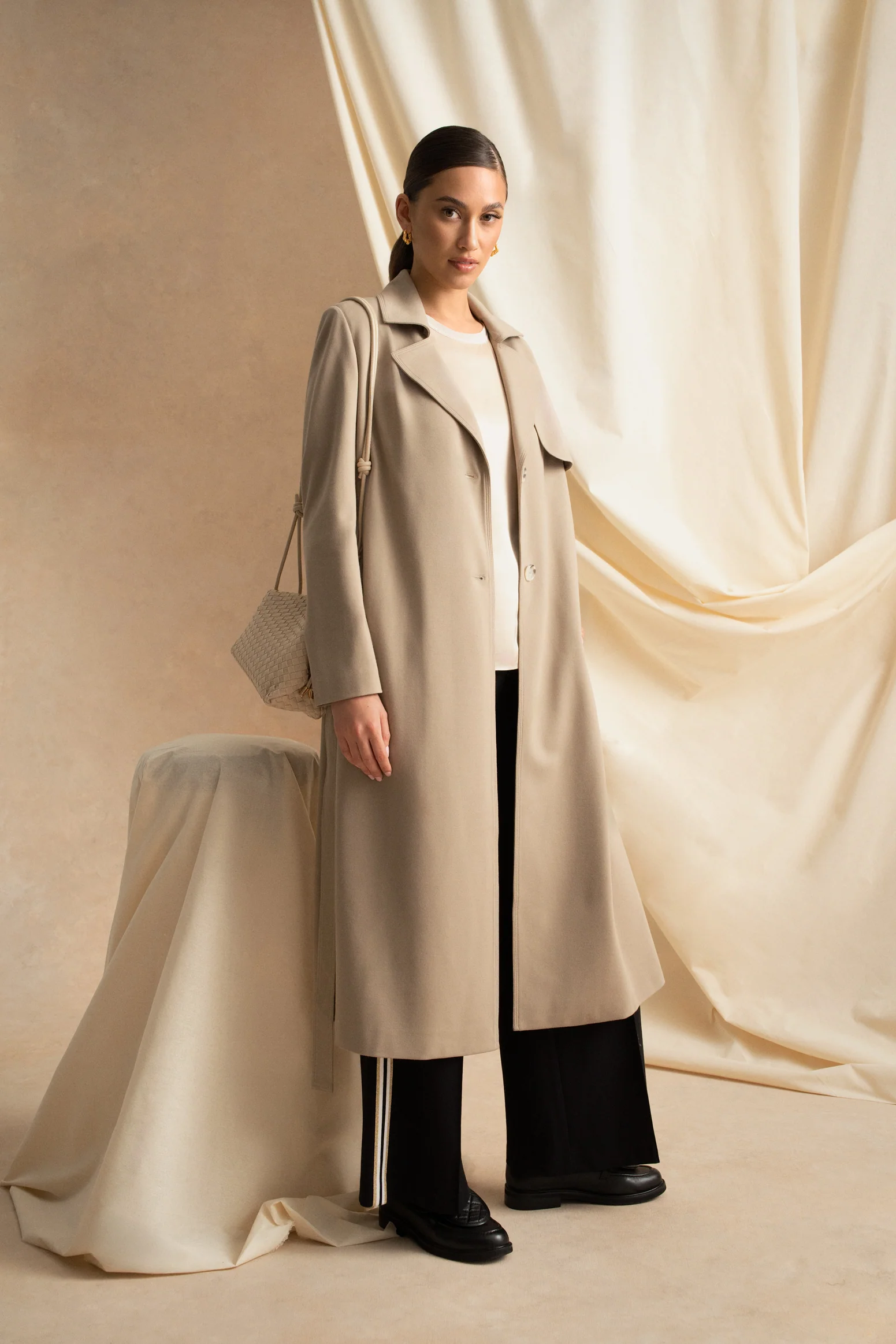 Ponte Trench Coat - Classic Tan - Image 2