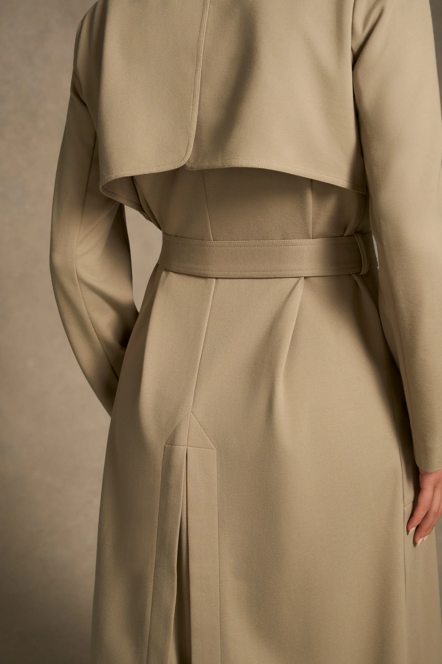 Ponte Trench Coat - Classic Tan - Image 6
