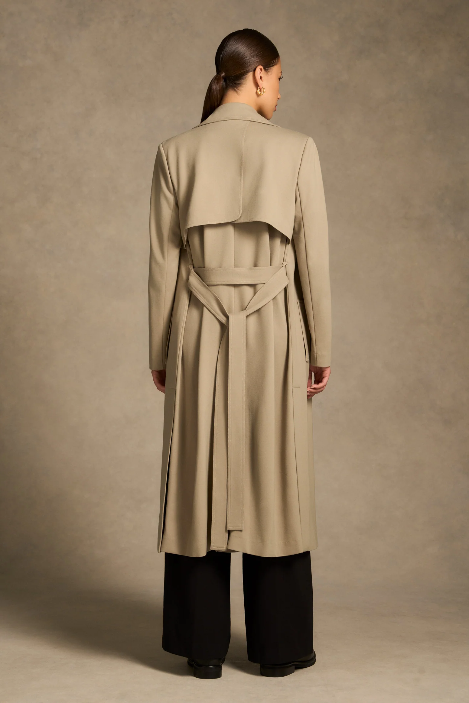 Ponte Trench Coat - Classic Tan - Image 7